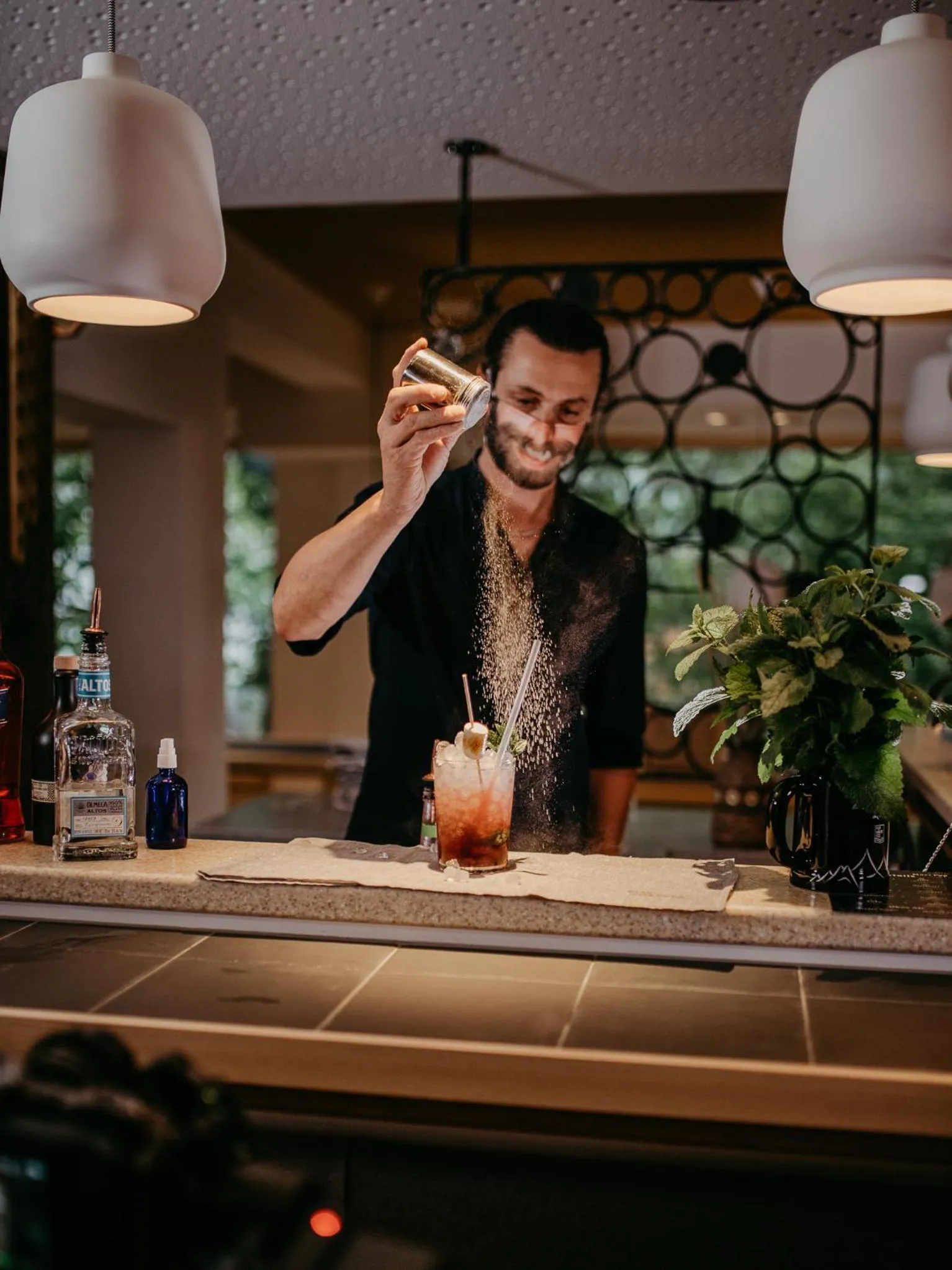 Lounge or bar in Mari Pop Hotel