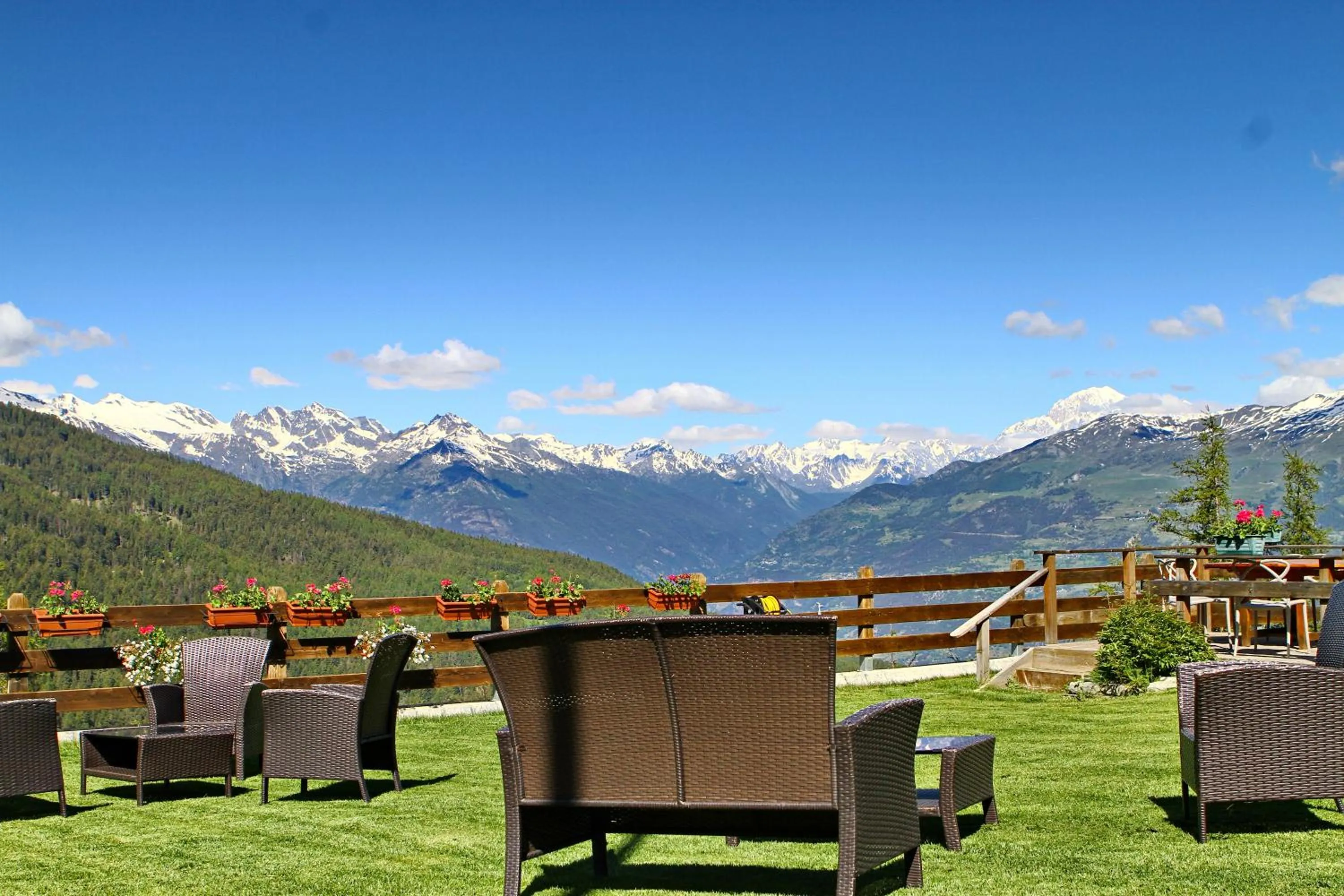 Garden in Hotel Chacaril