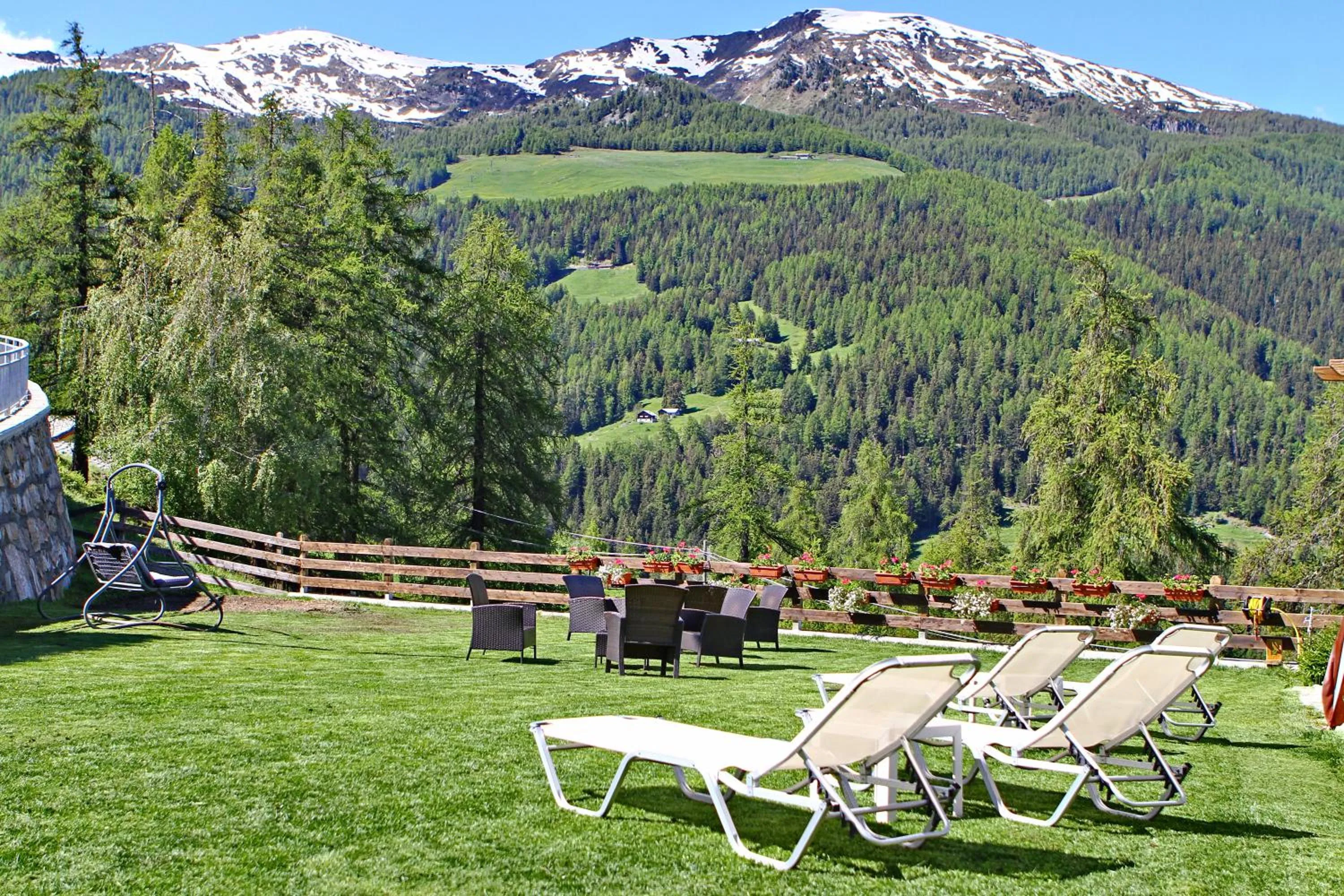 Garden in Hotel Chacaril