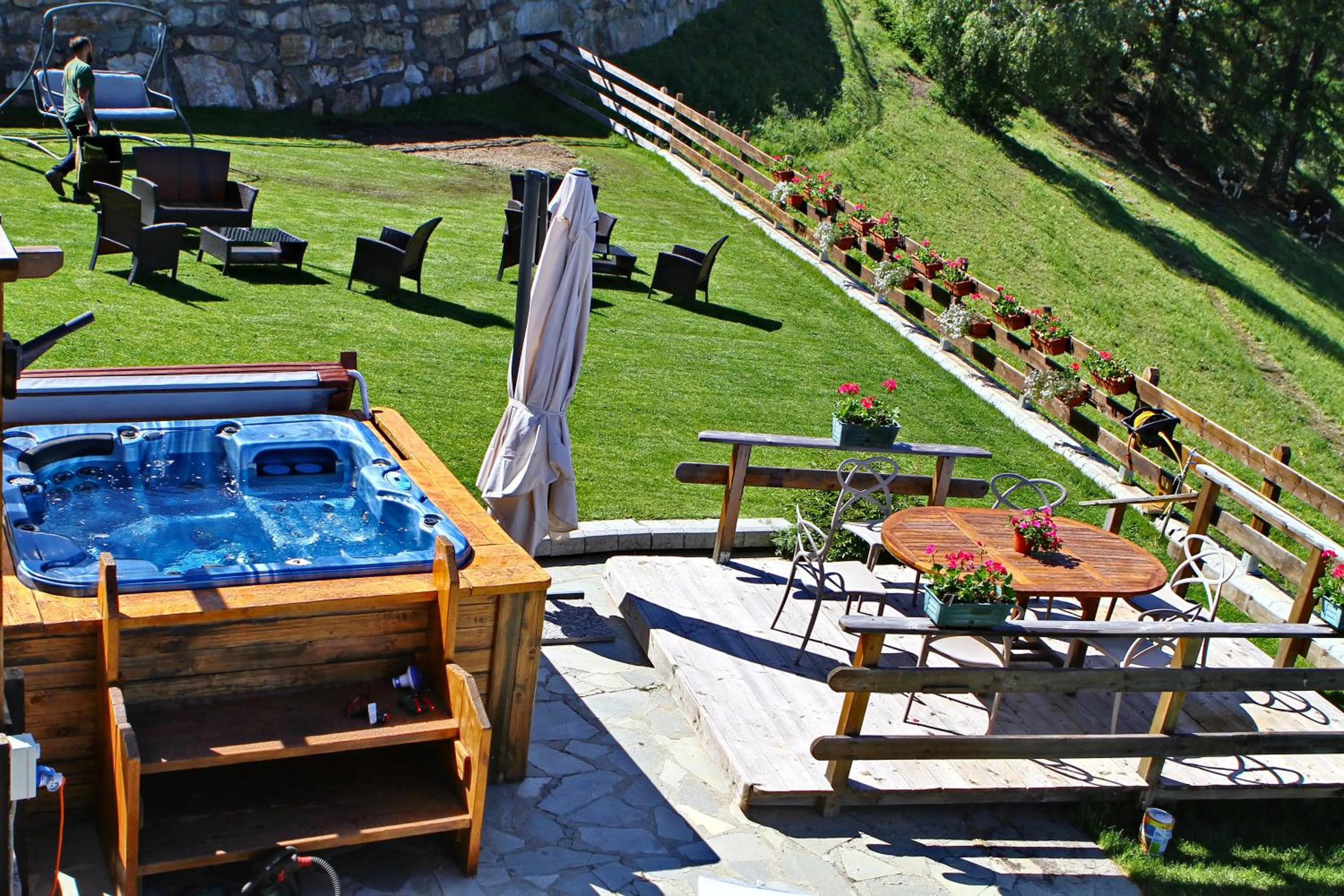 Swimming pool in Hotel Chacaril