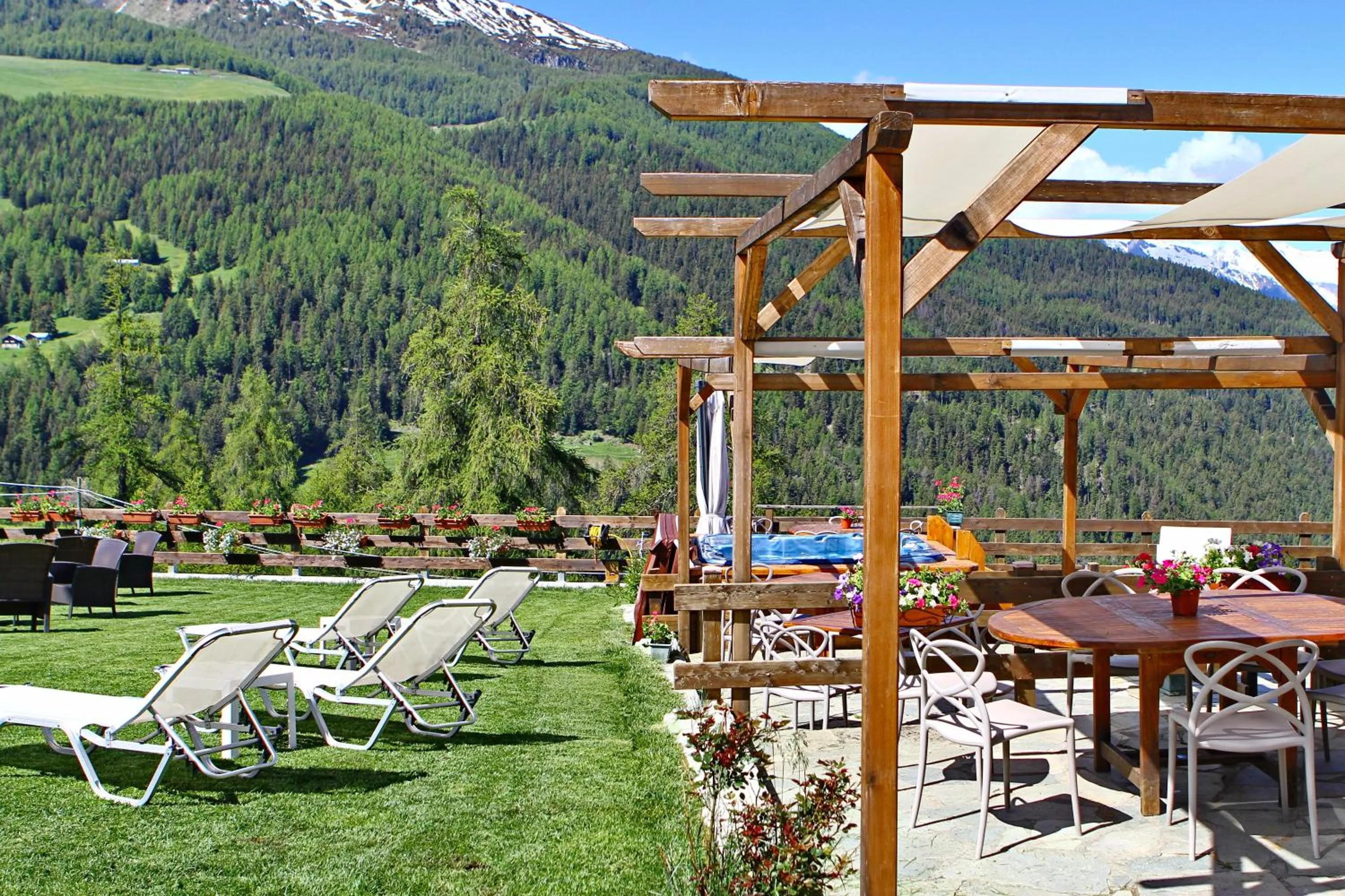 Garden in Hotel Chacaril