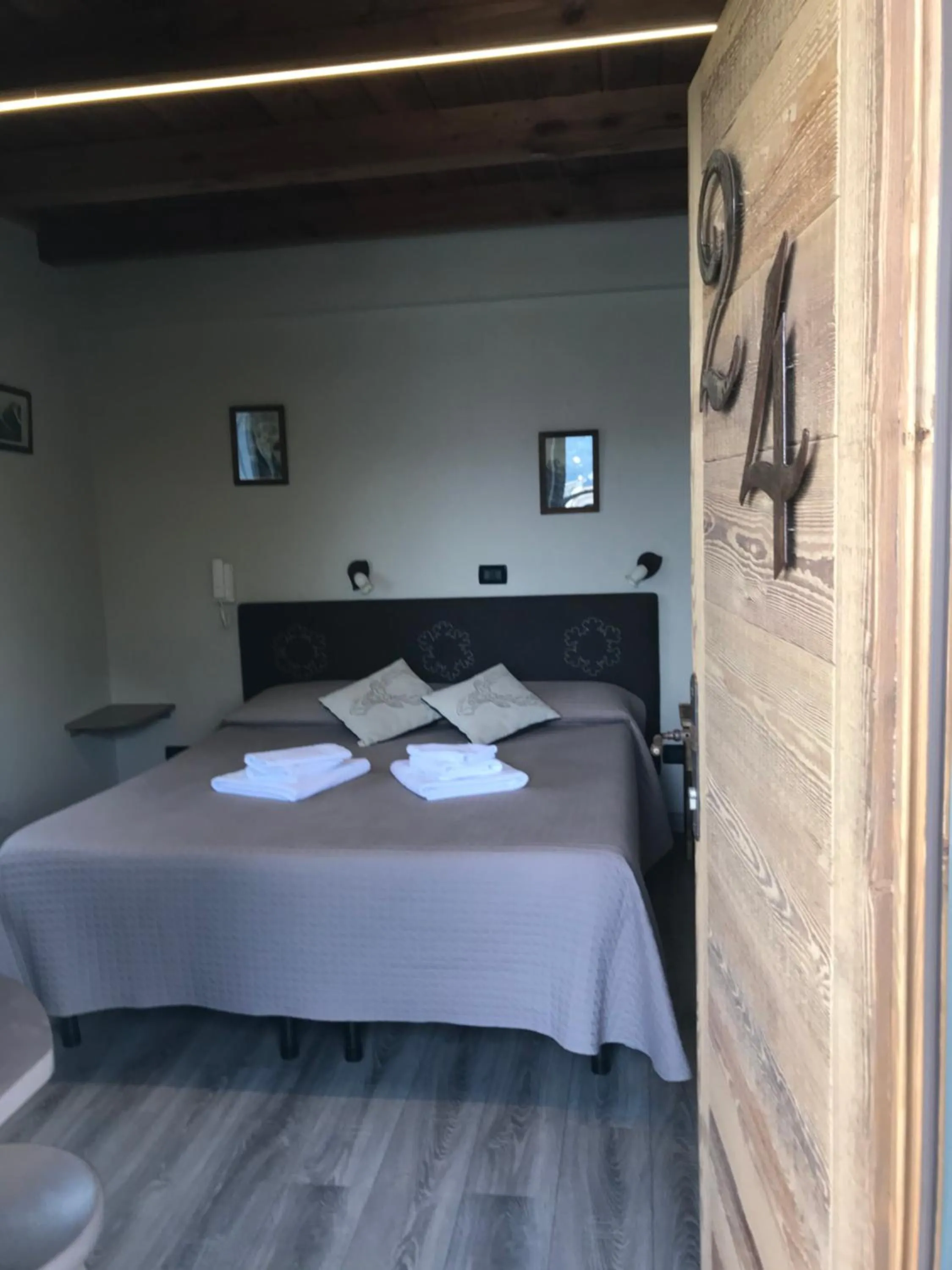 Bed in Hotel Chacaril