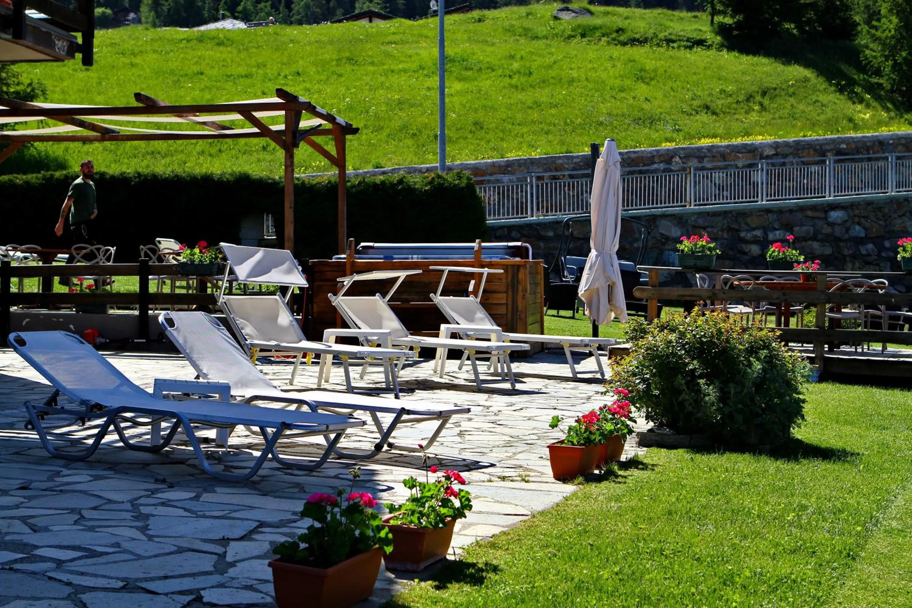 Garden in Hotel Chacaril