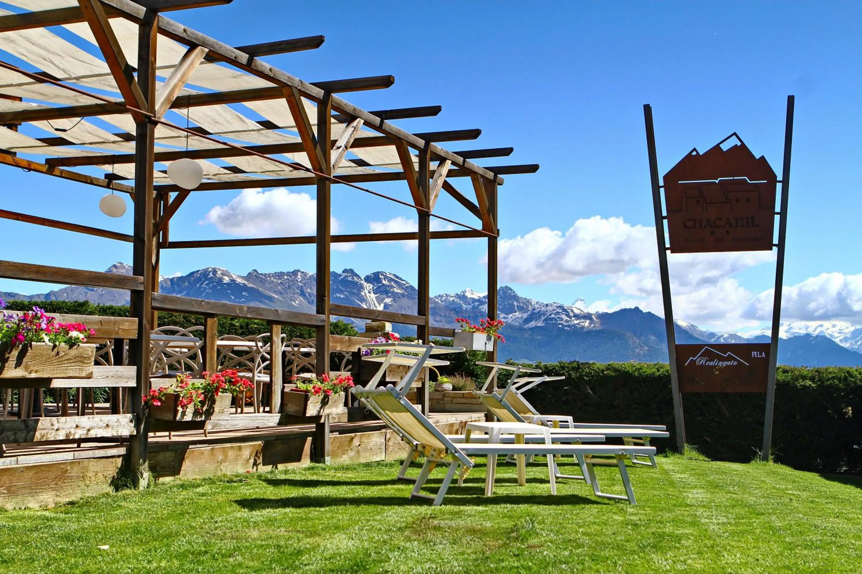 Garden in Hotel Chacaril
