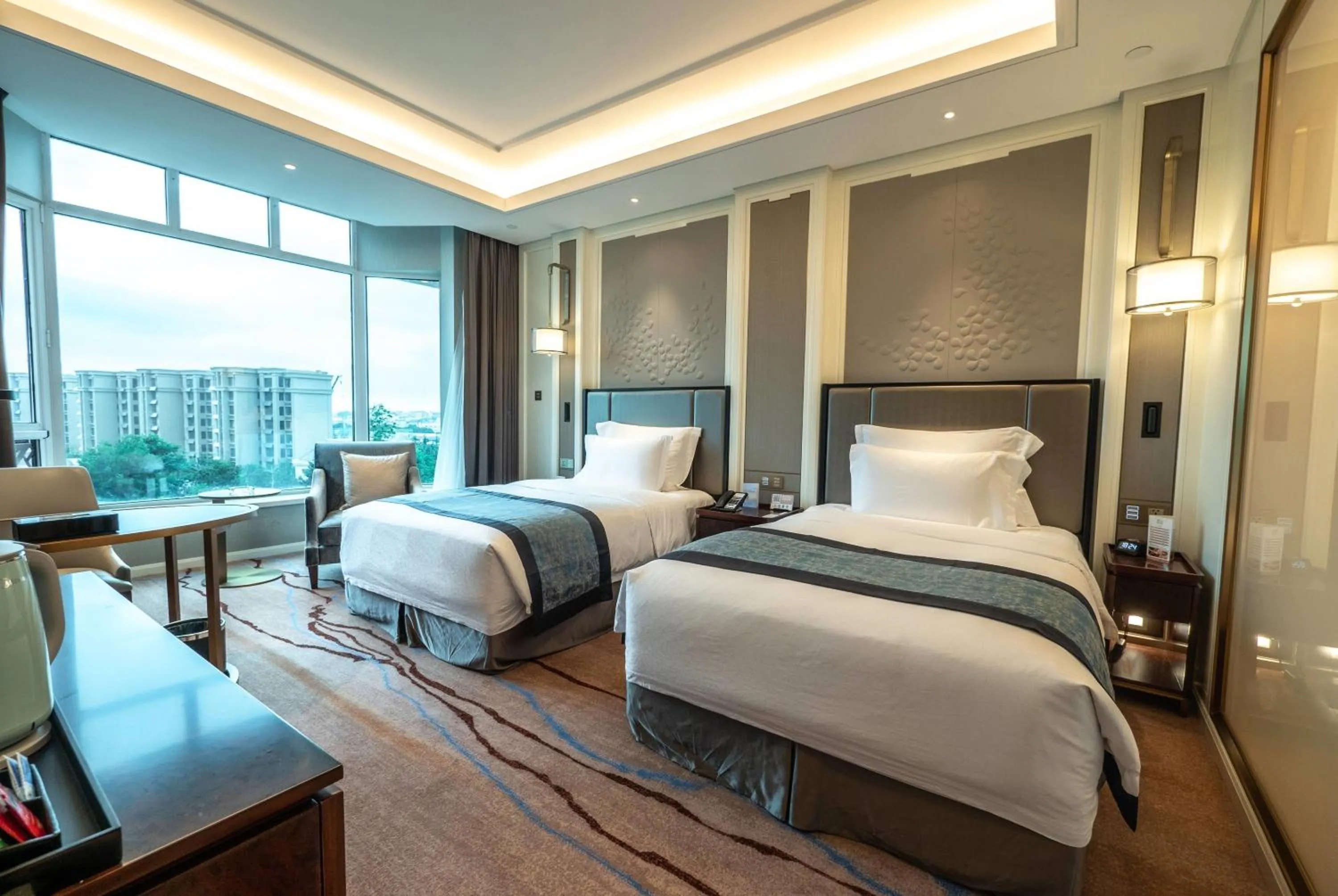 Photo of the whole room, Bed in Wyndham Qingdao
