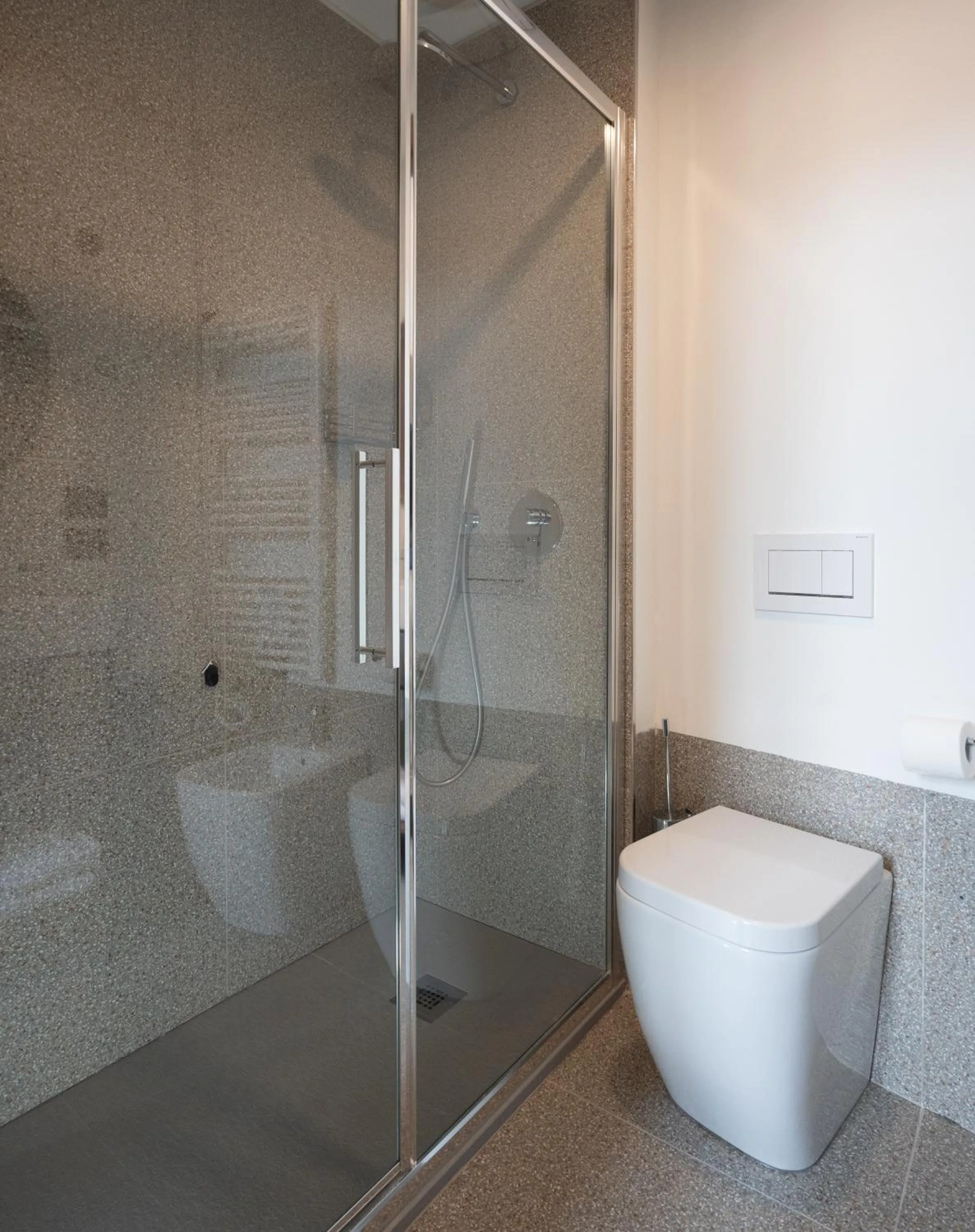 Shower in Hotel Casa Del Pellegrino