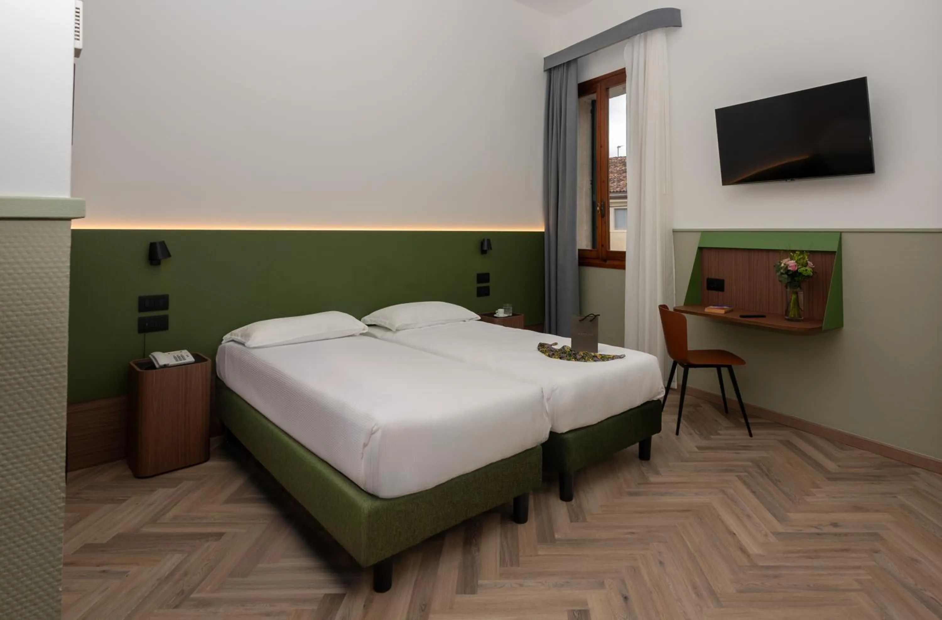 Bed in Hotel Casa Del Pellegrino