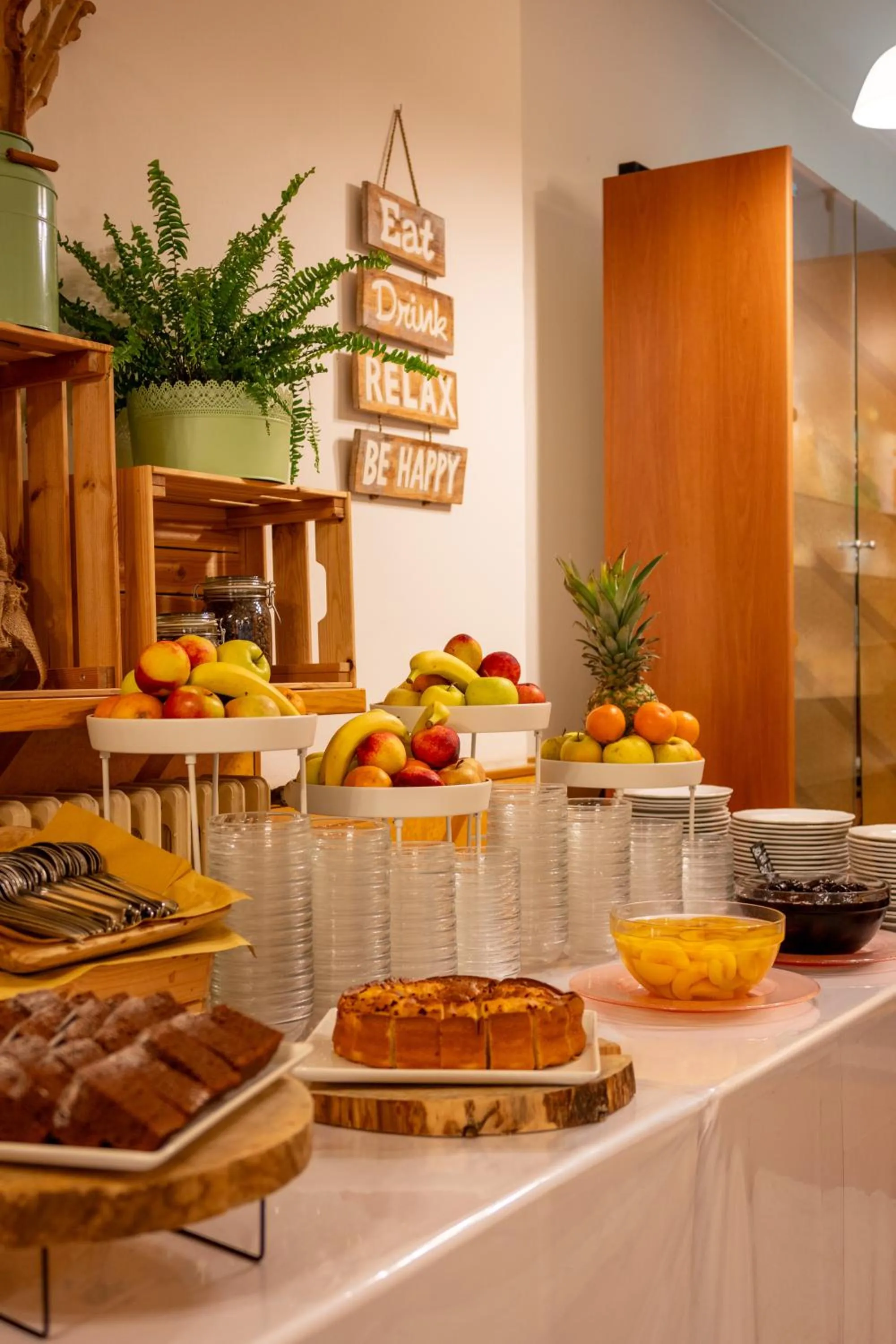 Breakfast in Hotel Casa Del Pellegrino