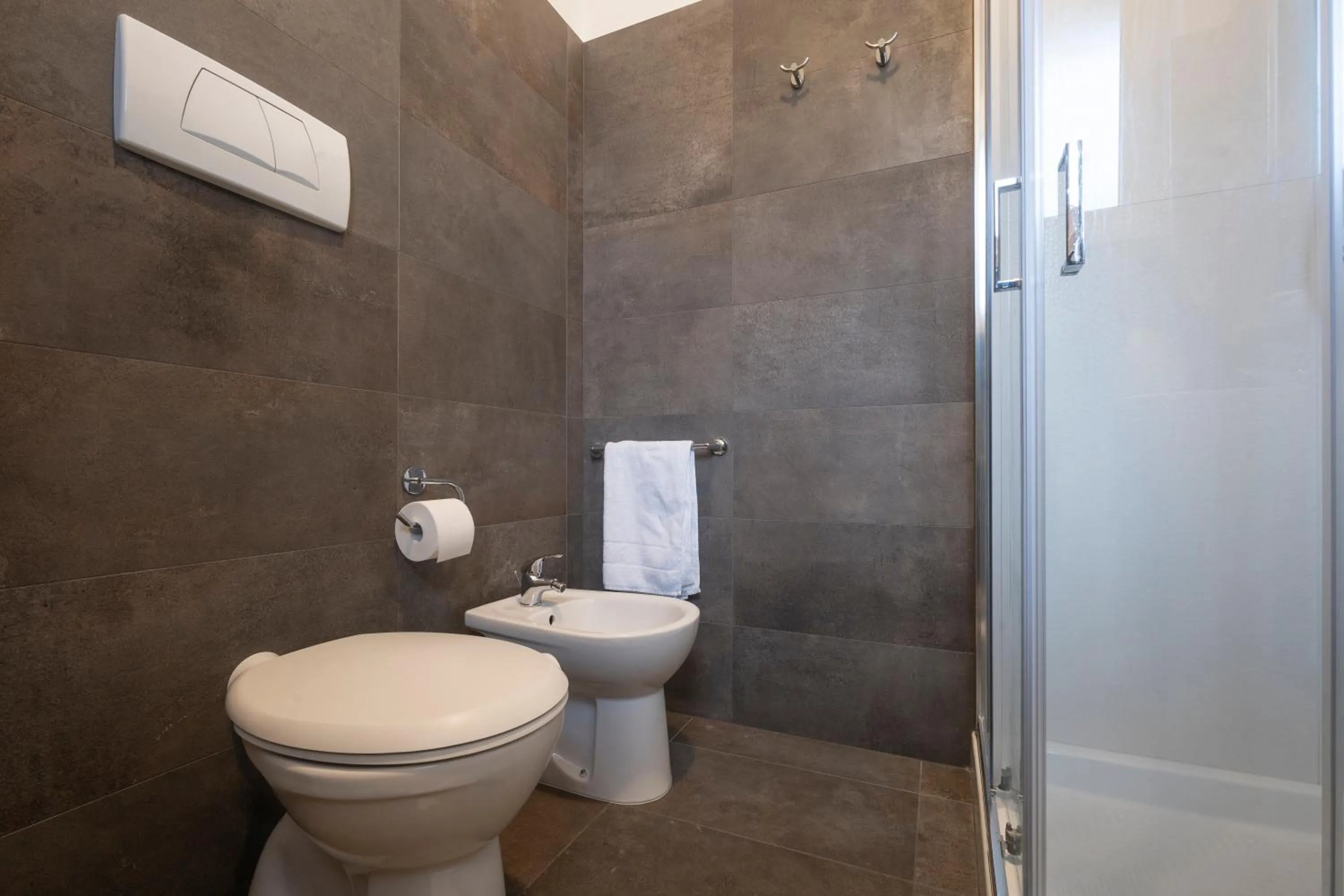 Shower in Hotel La Terrazza