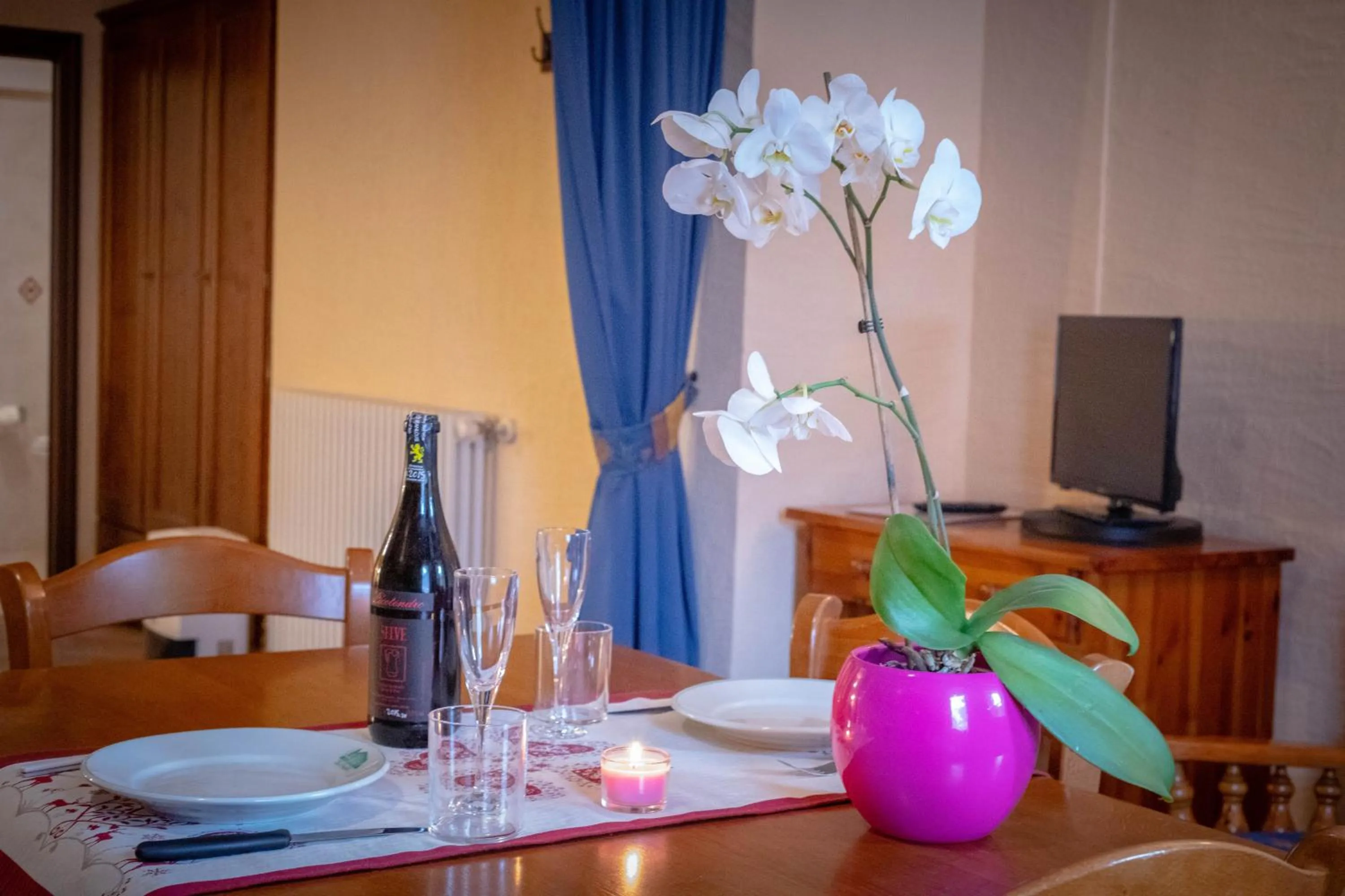 kitchen in Family Apartments Le Chalet
