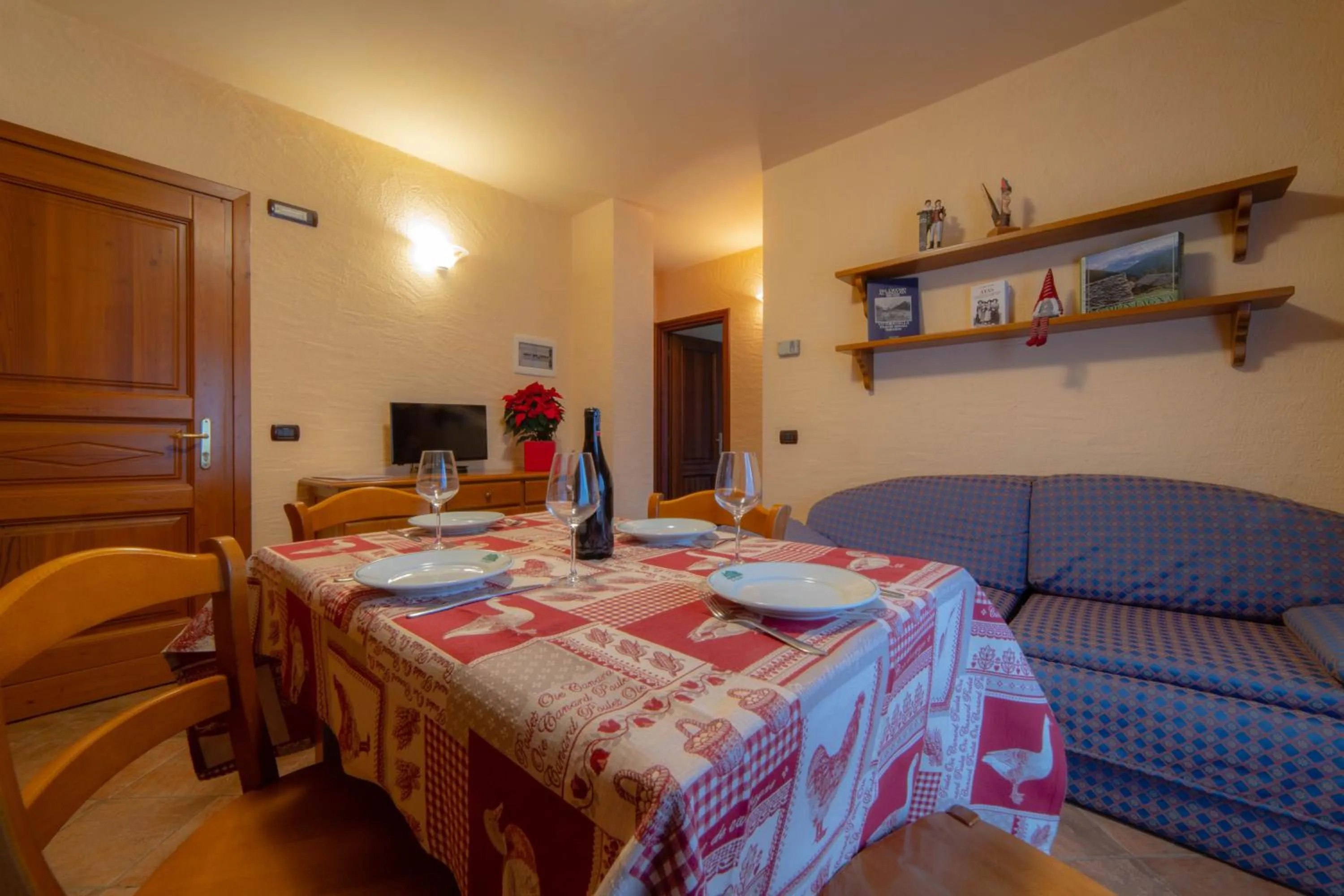 kitchen in Family Apartments Le Chalet