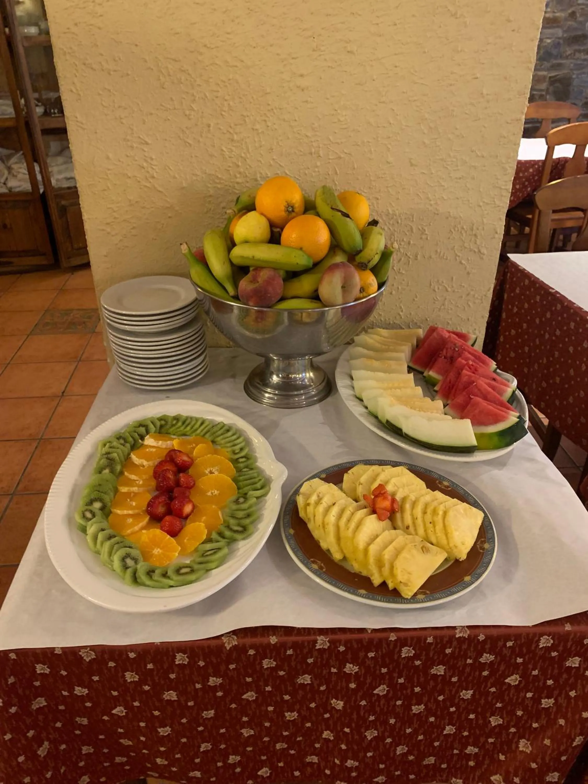 Food and drinks in Hotel Or Blanc