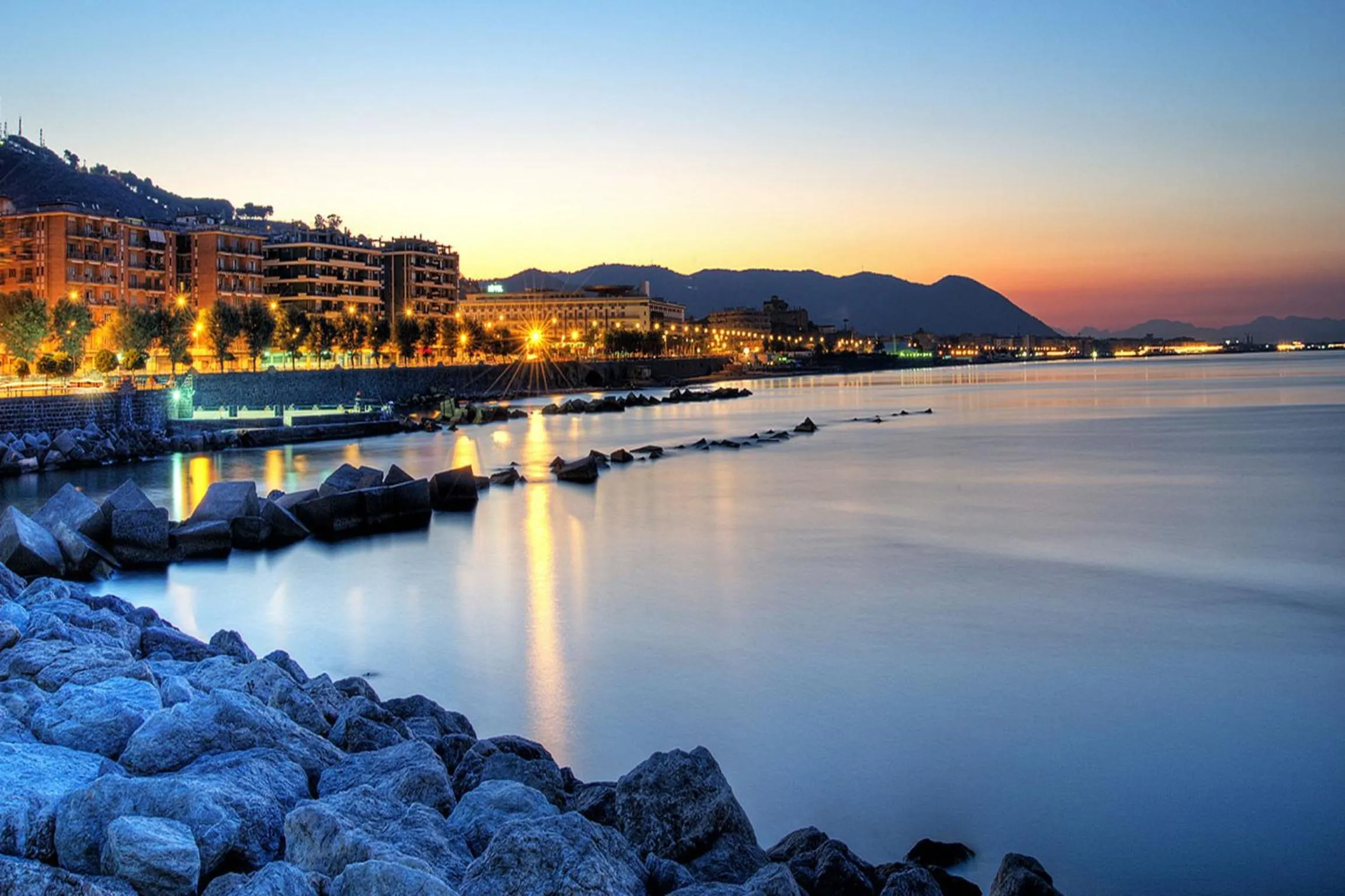 City view in Salerno Prestige Apartment