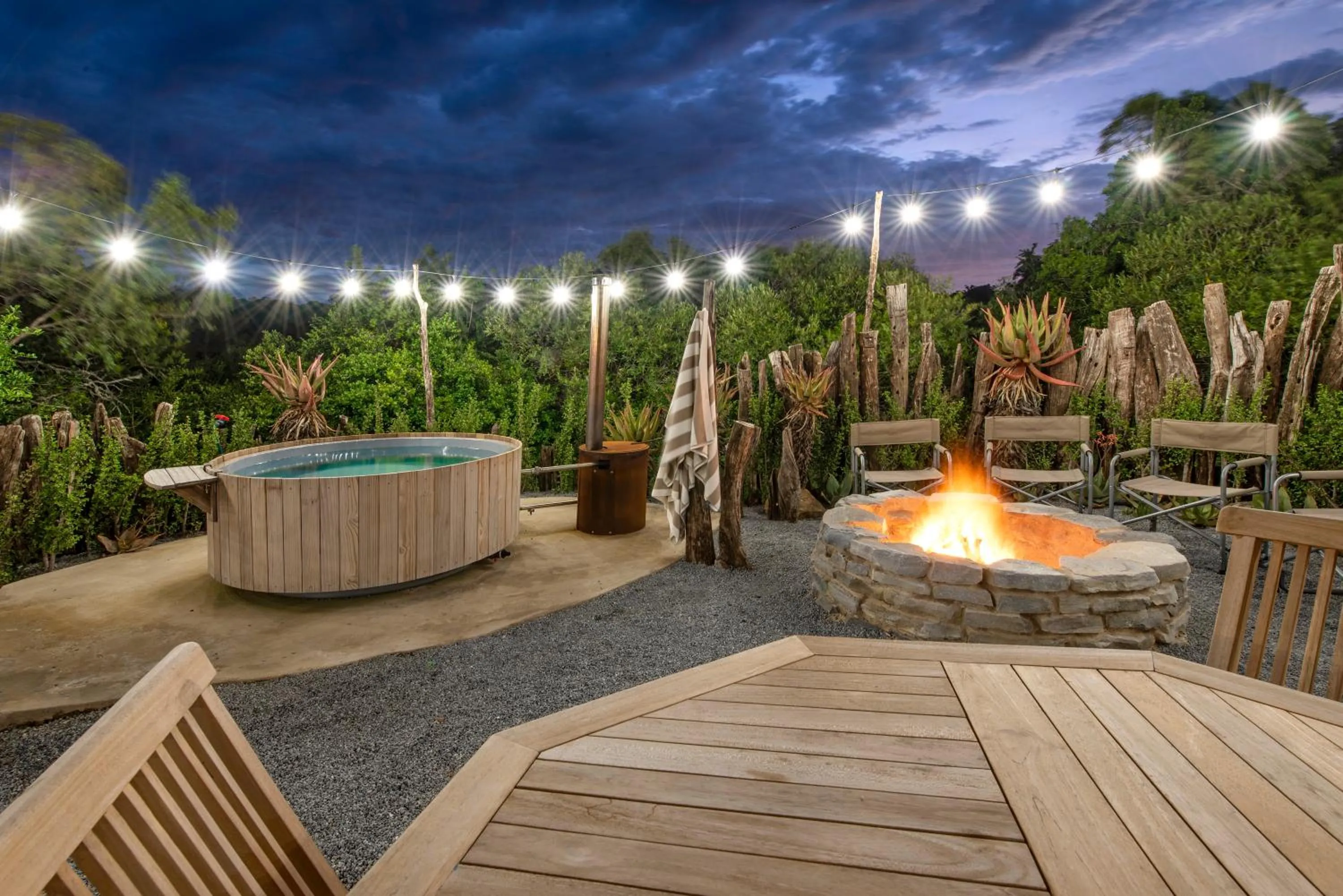 flat iron in Burlington Bush Cottages by The Oyster Collection