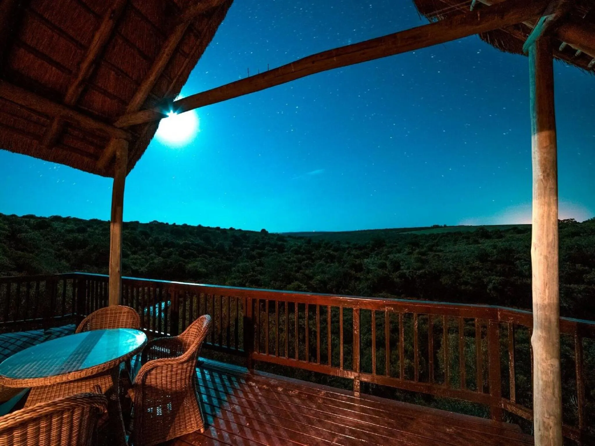 Patio in Burlington Bush Cottages by The Oyster Collection