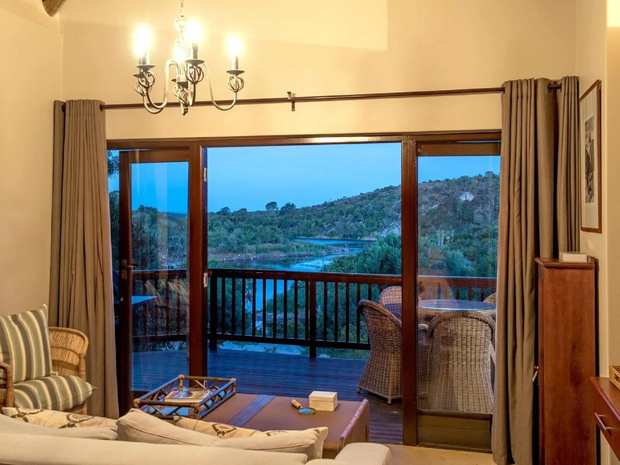 Patio in Burlington Bush Cottages by The Oyster Collection