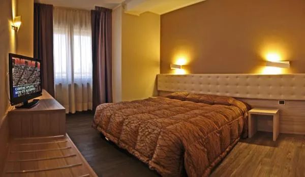 Bed in Hotel Norden Palace