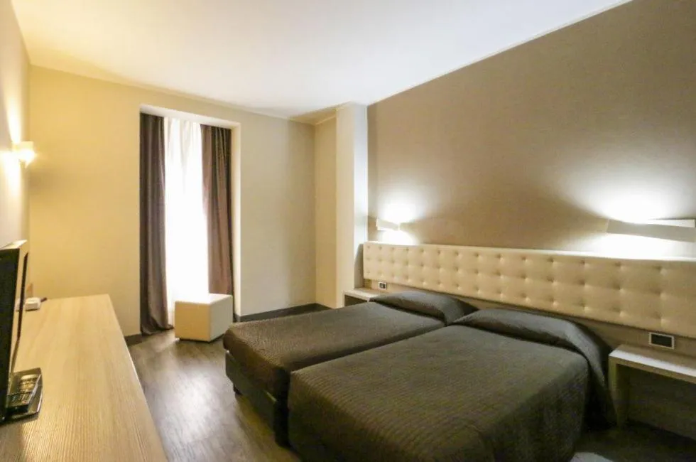 Bed in Hotel Norden Palace