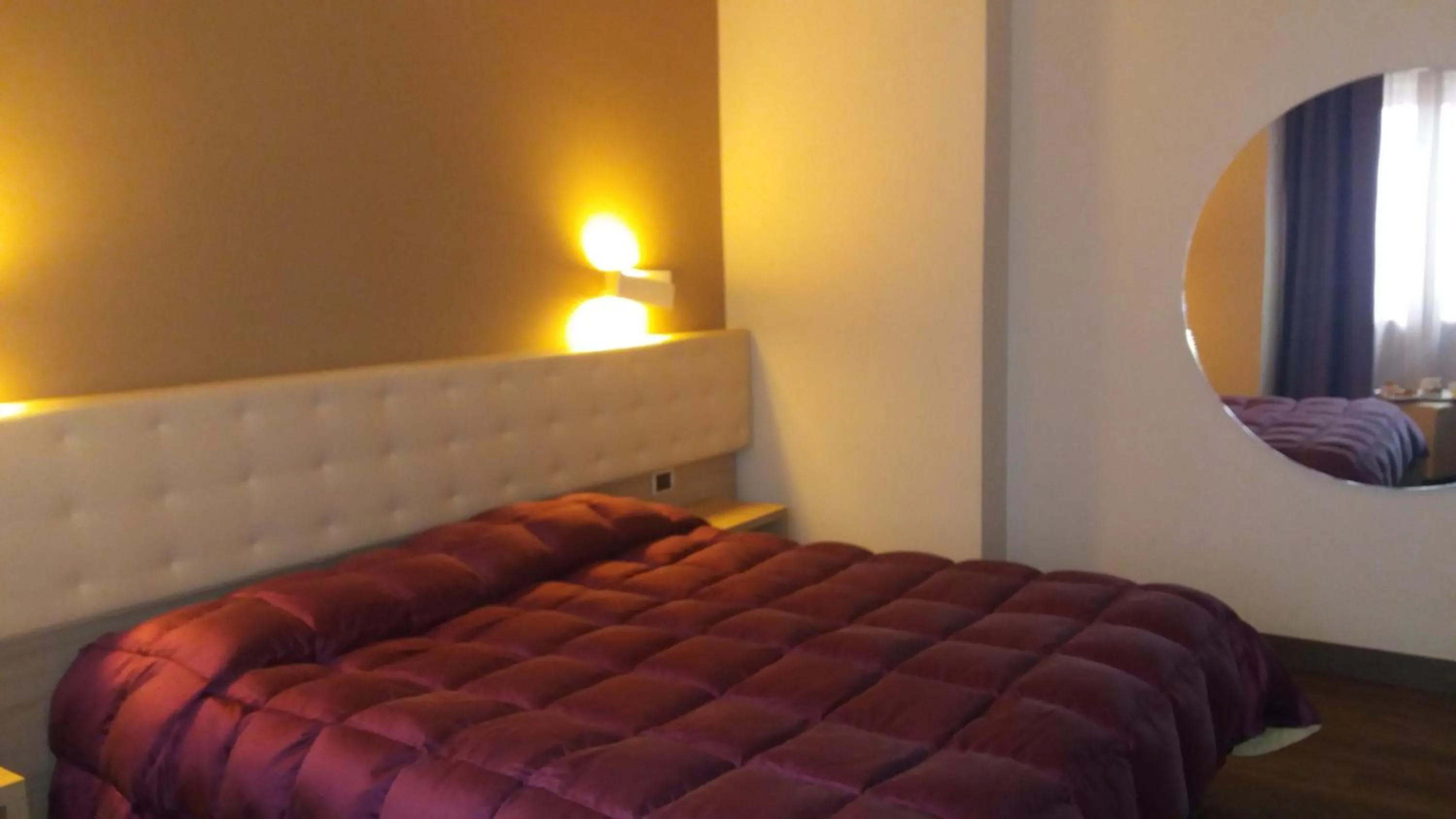 Bed in Hotel Norden Palace