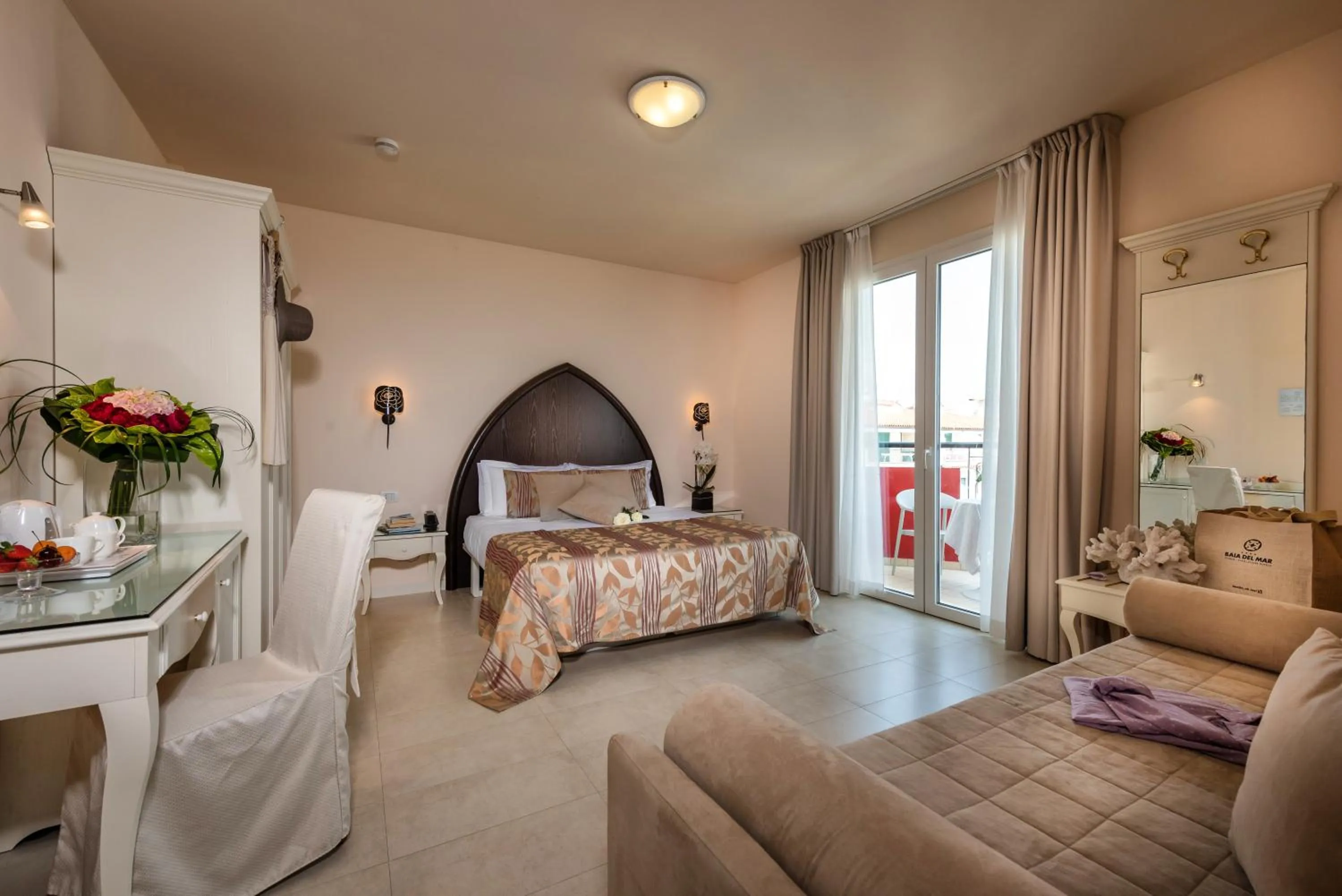 Photo of the whole room, Bed in Baia del Mar Beach Boutique Hotel