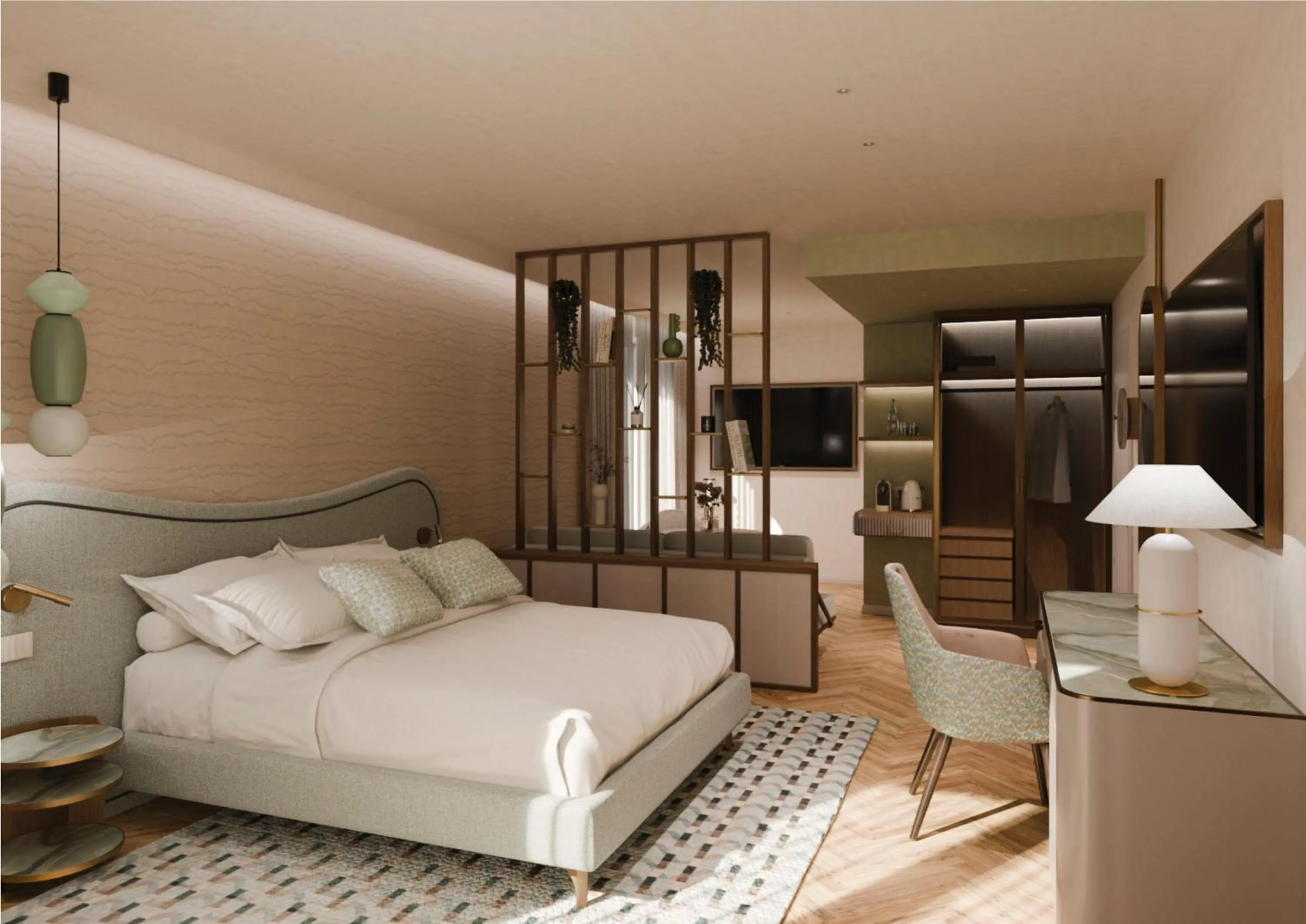 Bed in Baia del Mar Beach Boutique Hotel