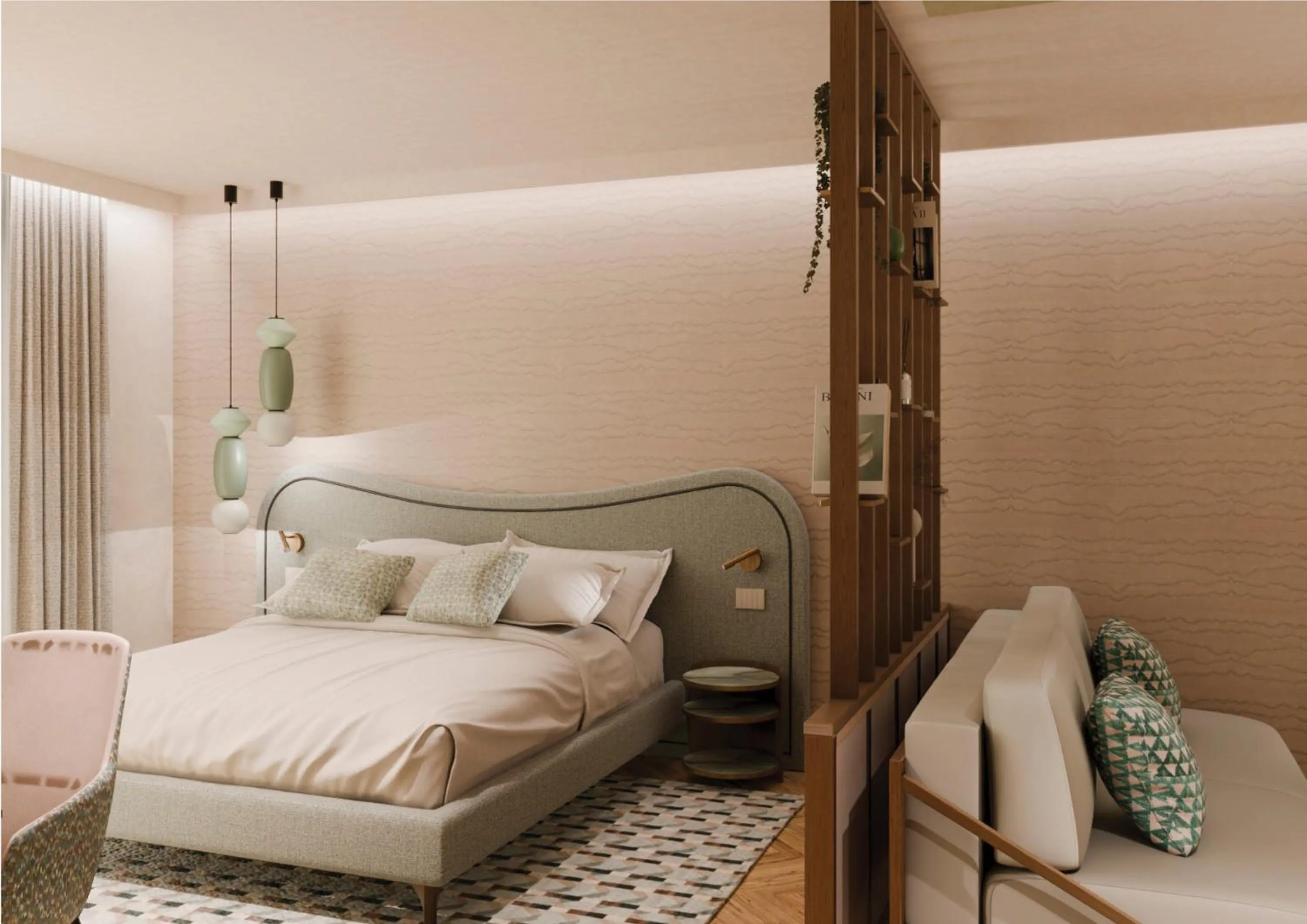 Bed in Baia del Mar Beach Boutique Hotel