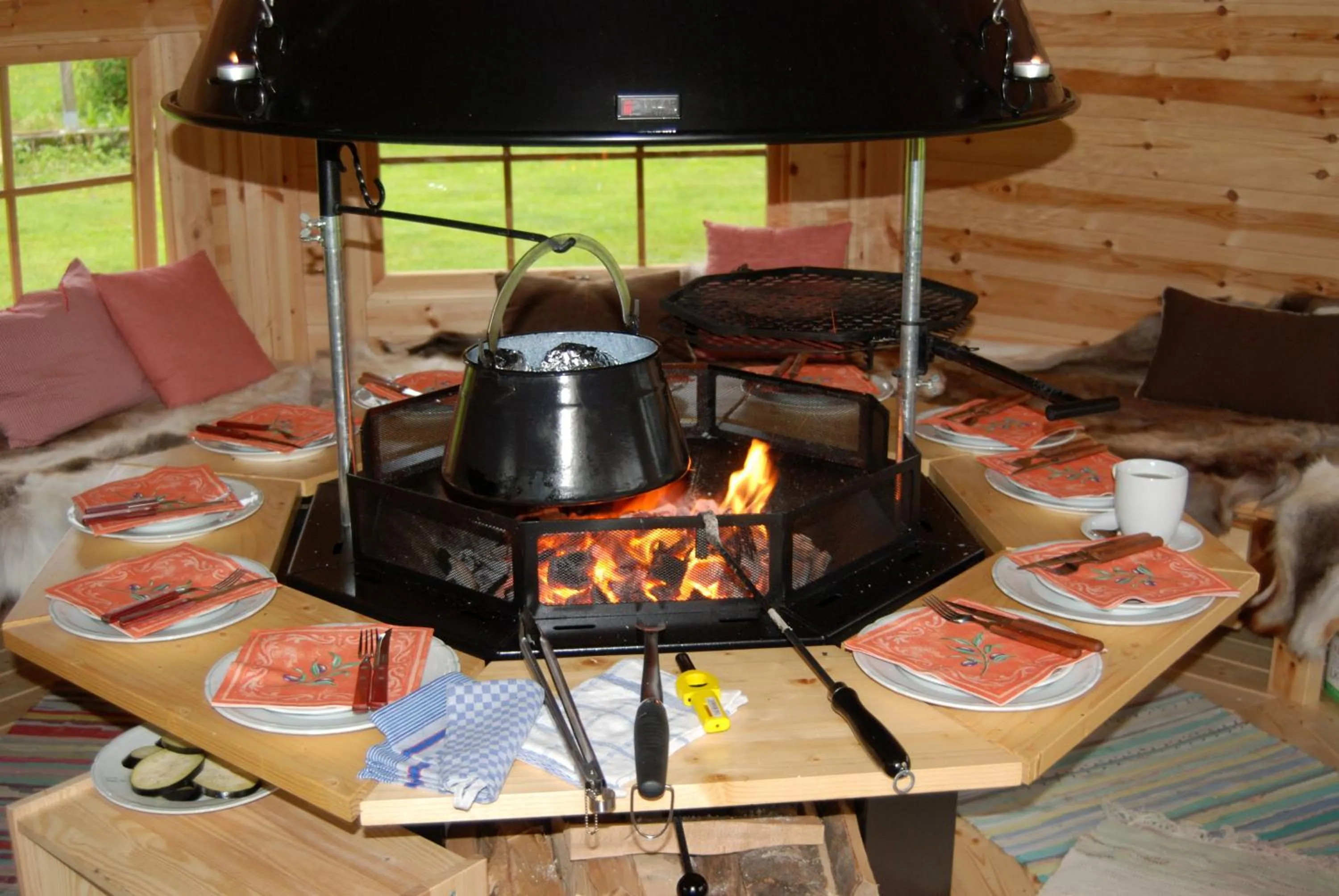 BBQ facilities in Hotel Goldener Stern