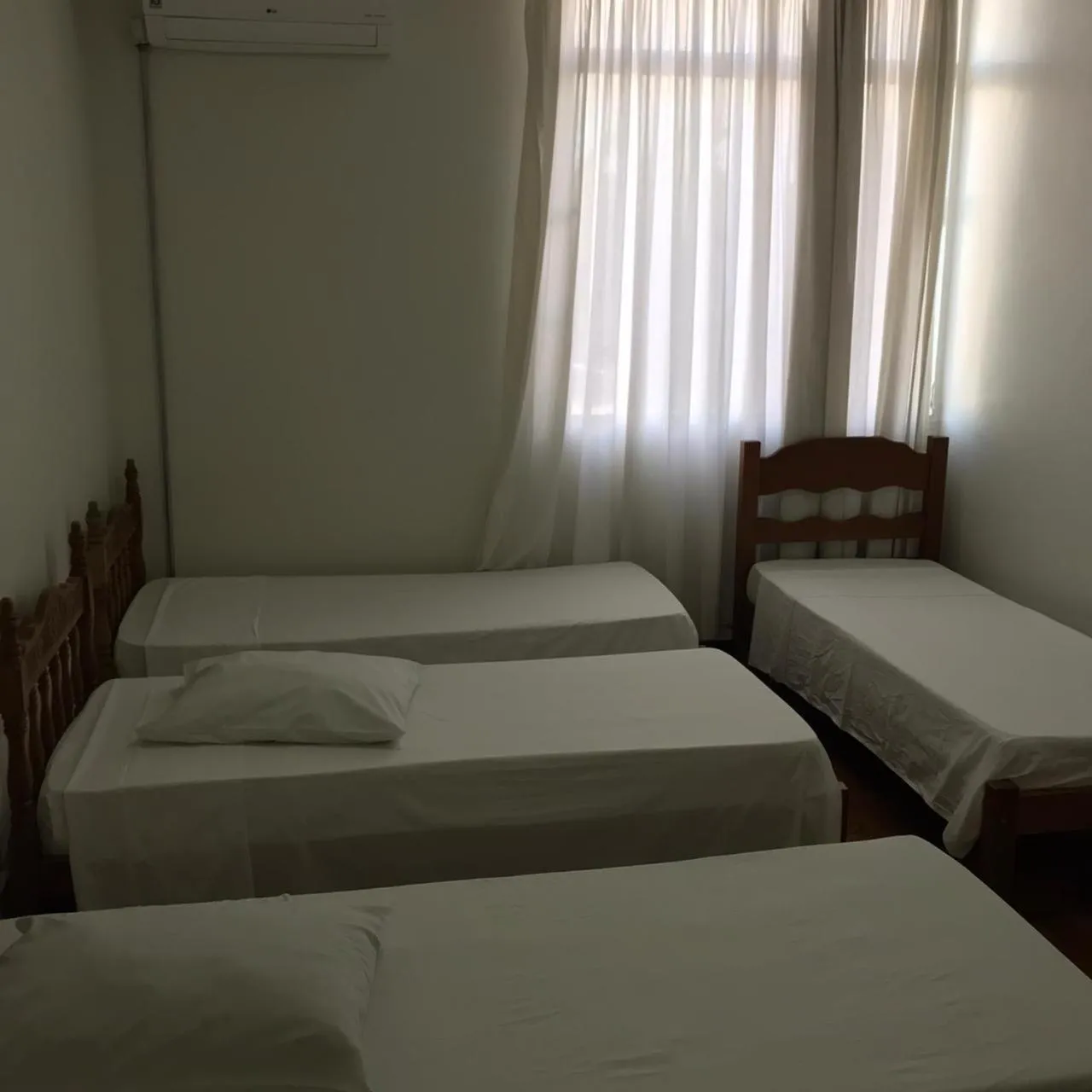 Bed in Hotel Sao Nicolau