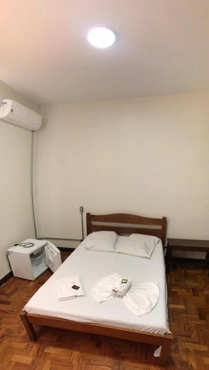 Bed in Hotel Sao Nicolau