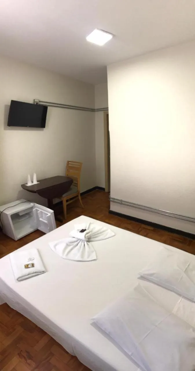 Bed in Hotel Sao Nicolau