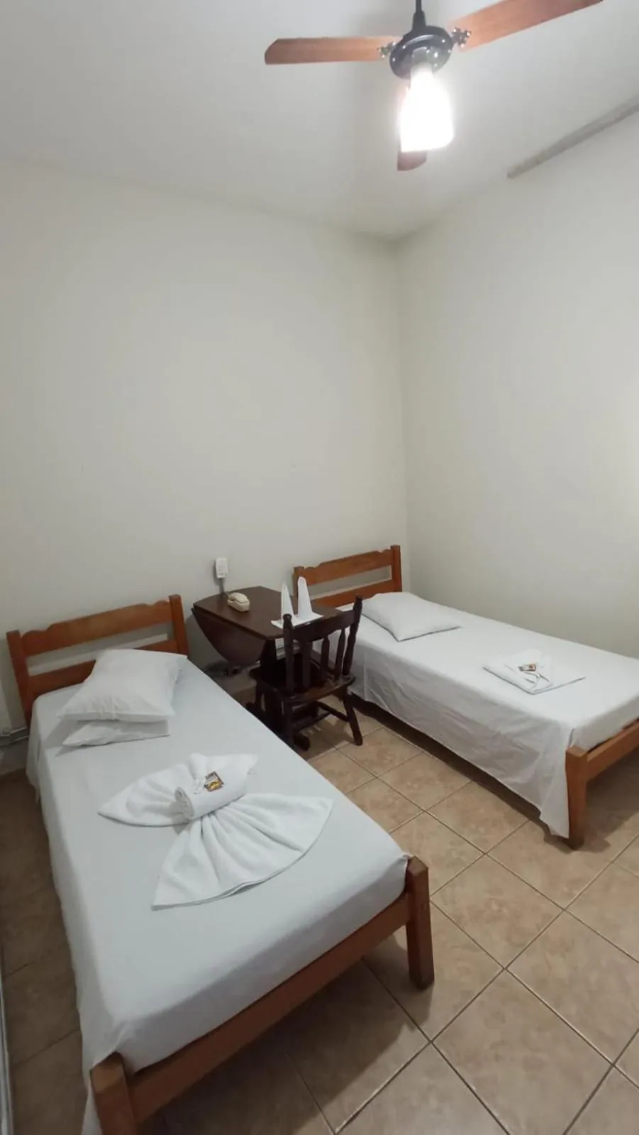 Bed in Hotel Sao Nicolau