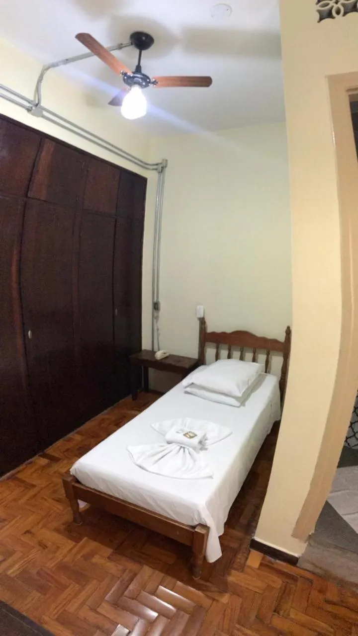 Bed in Hotel Sao Nicolau