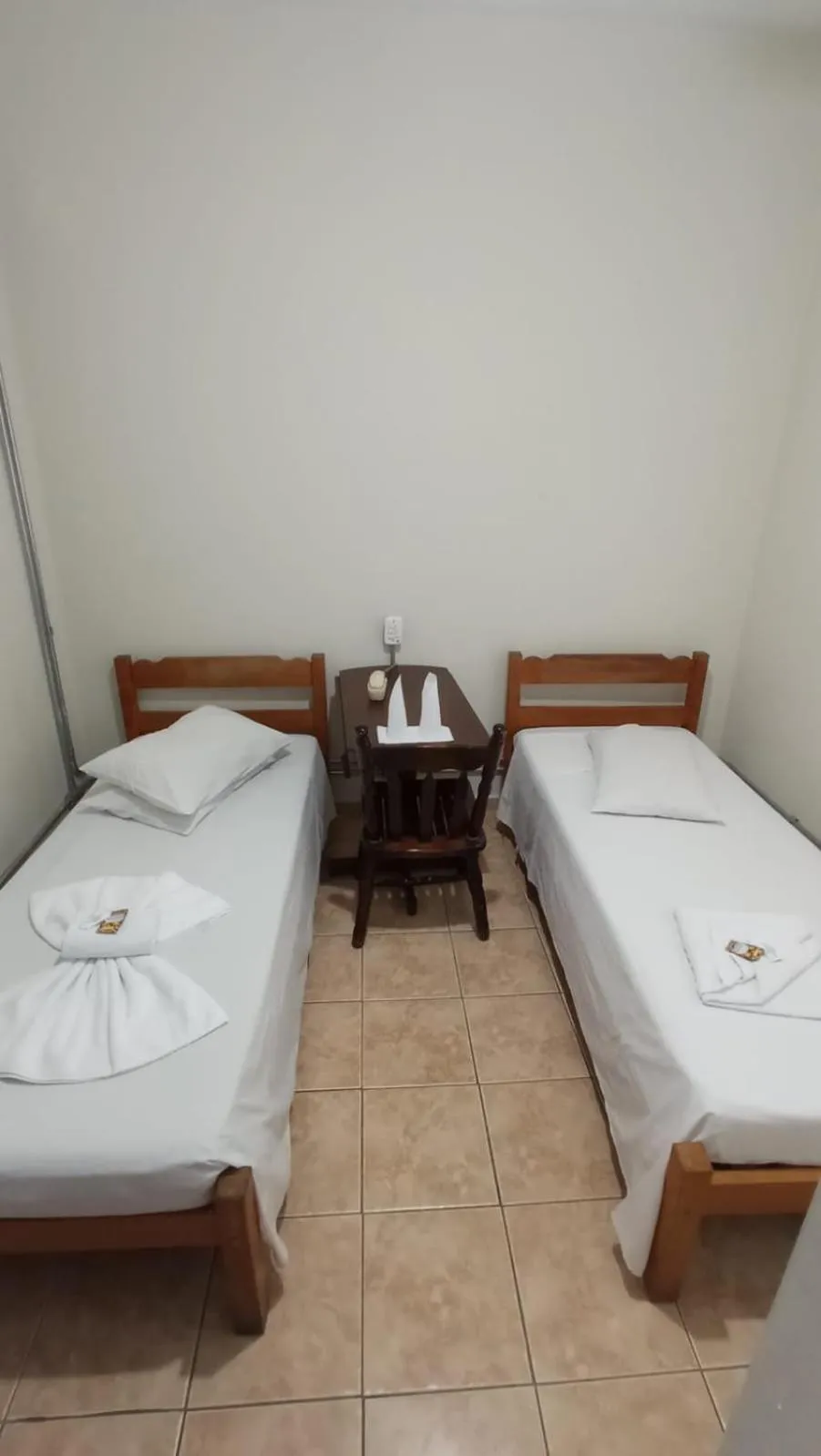 Bed in Hotel Sao Nicolau