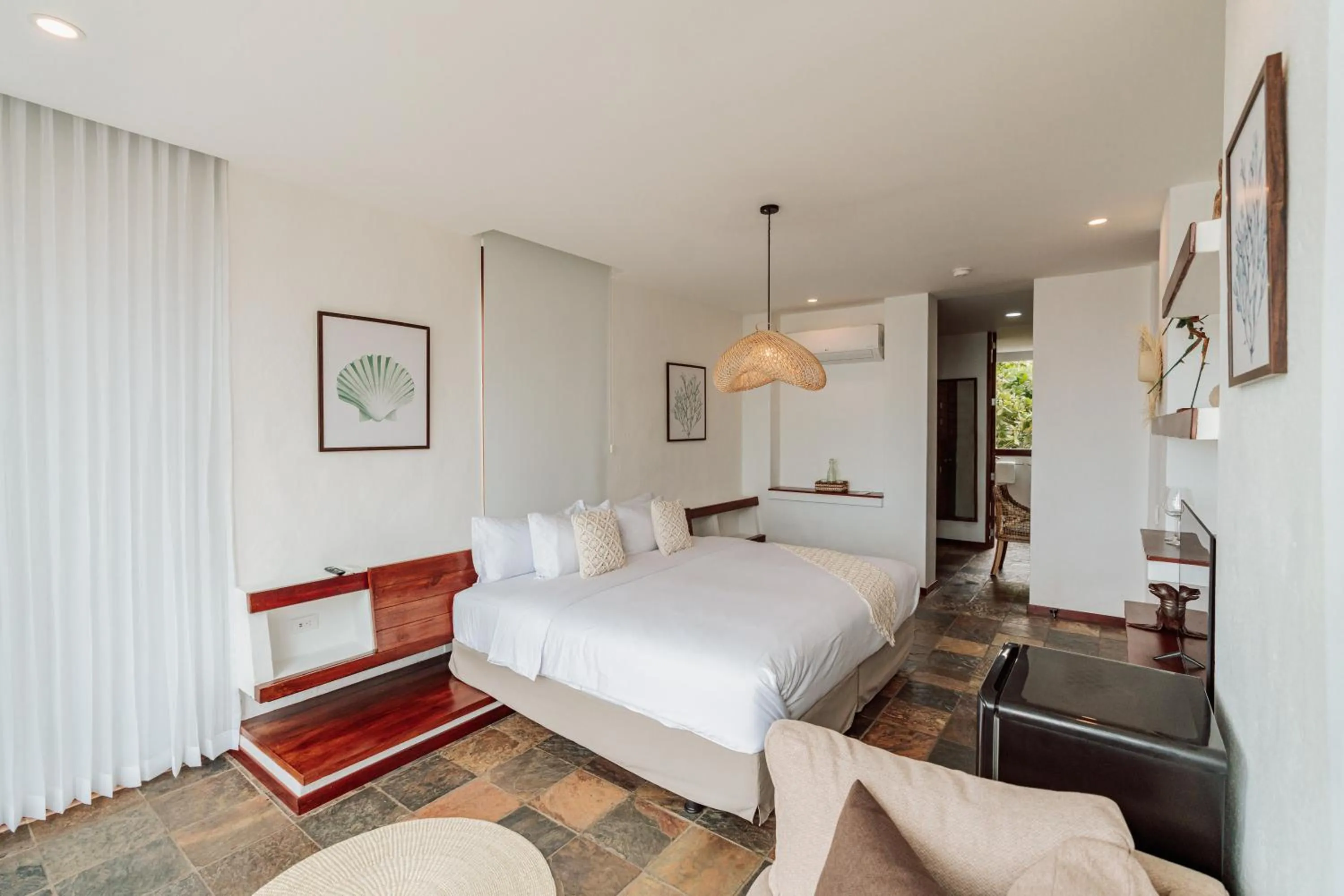 Bed in Hotel Villa Escalesia Galapagos