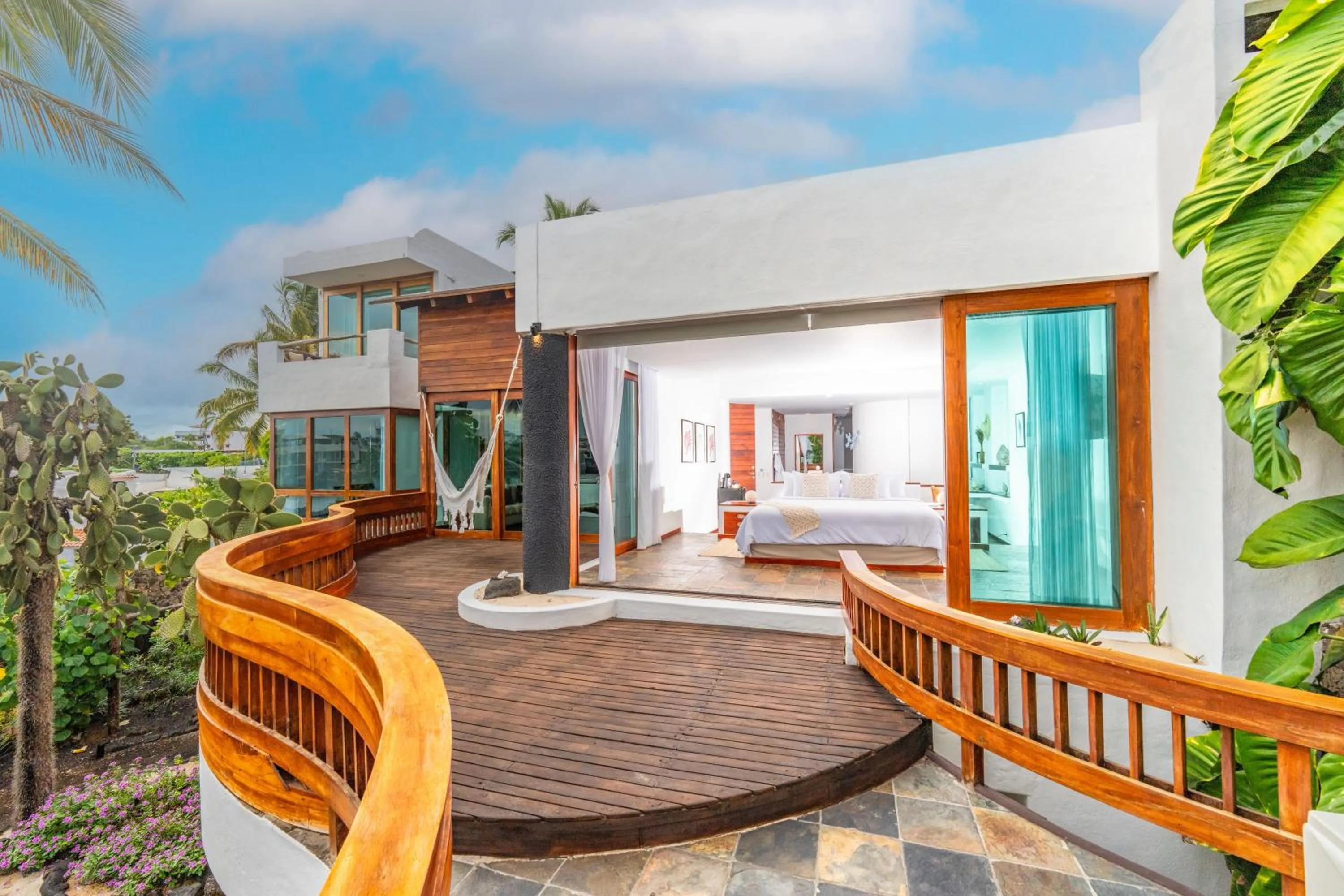 Balcony/Terrace in Hotel Villa Escalesia Galapagos