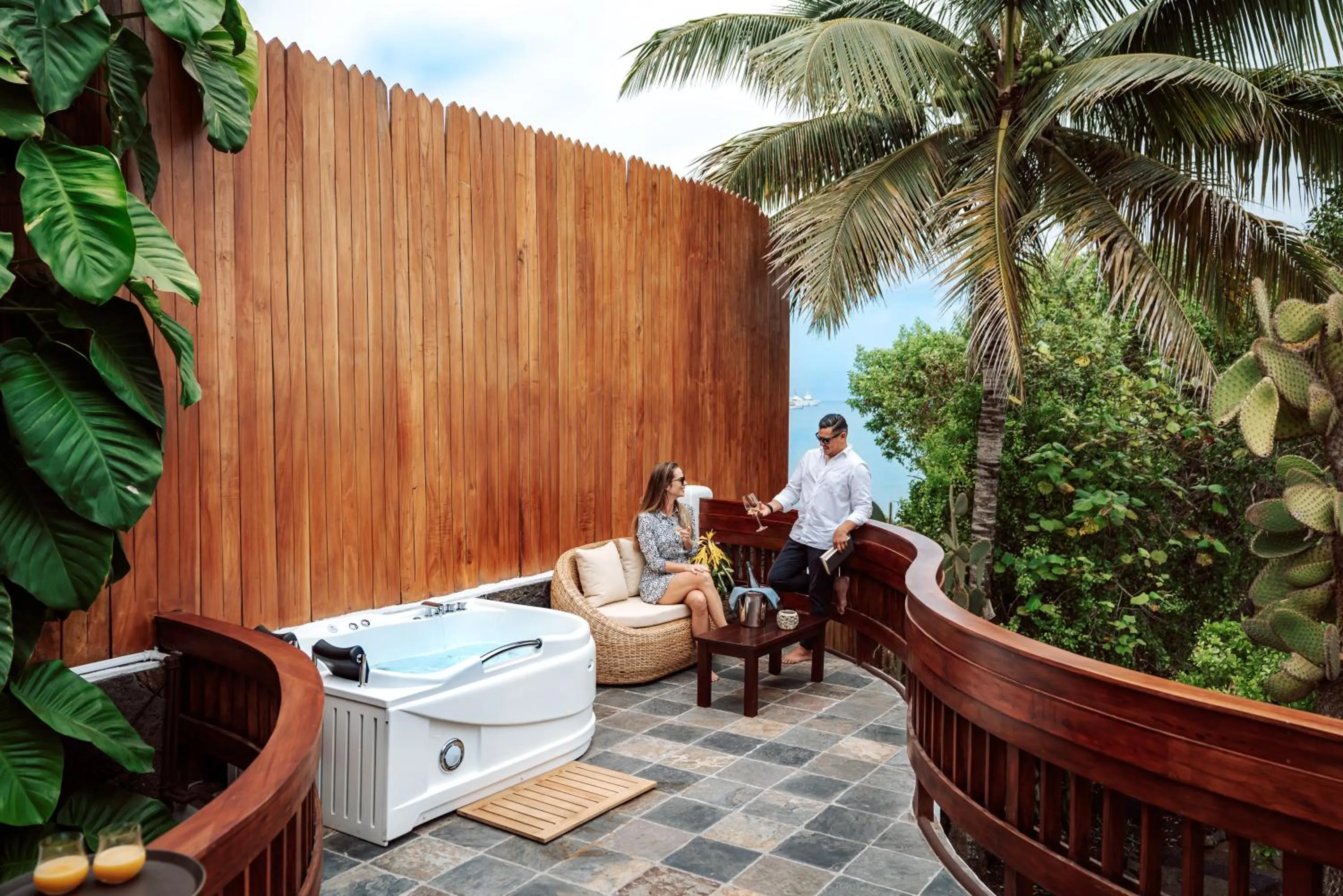 Balcony/Terrace in Hotel Villa Escalesia Galapagos