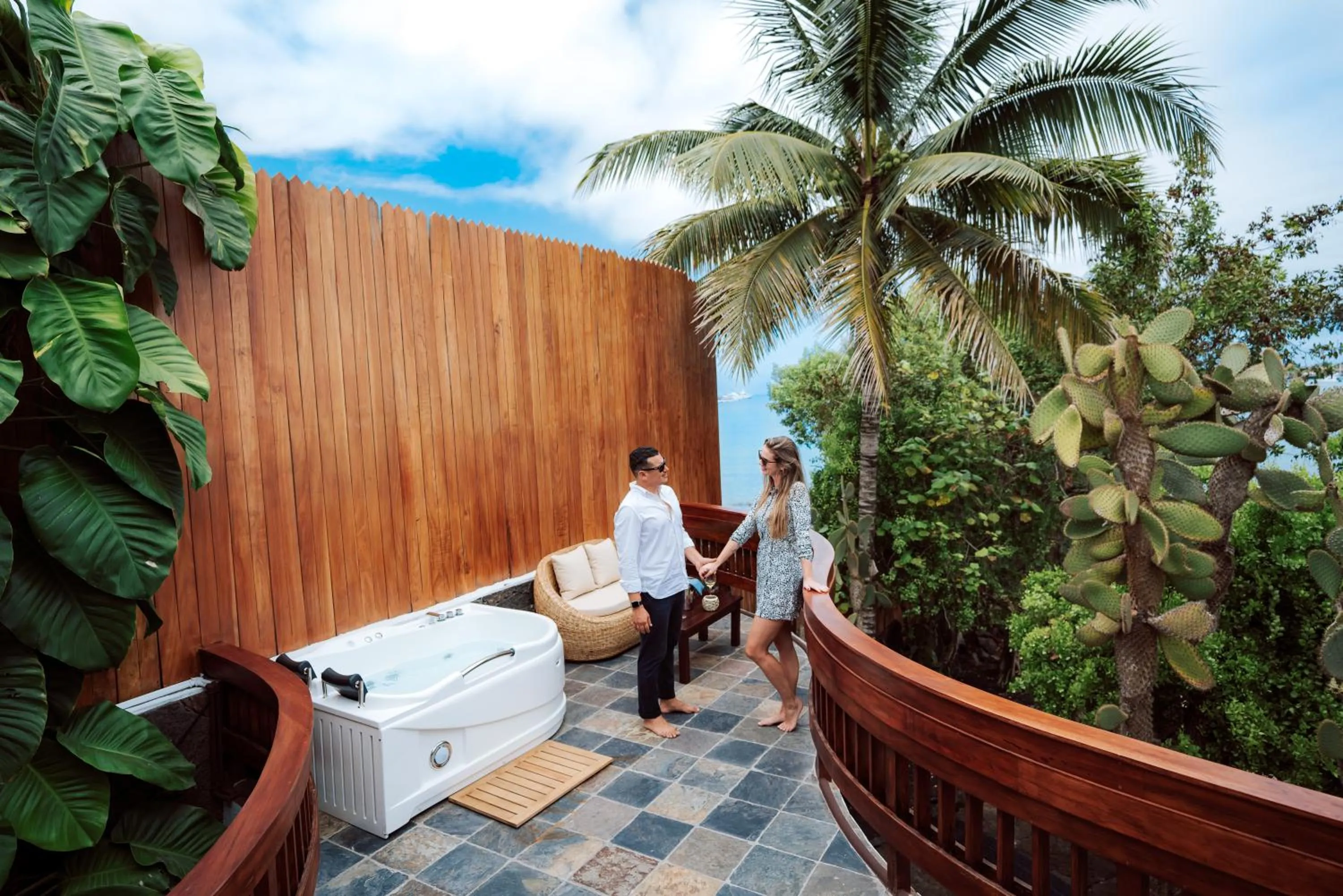 Balcony/Terrace in Hotel Villa Escalesia Galapagos