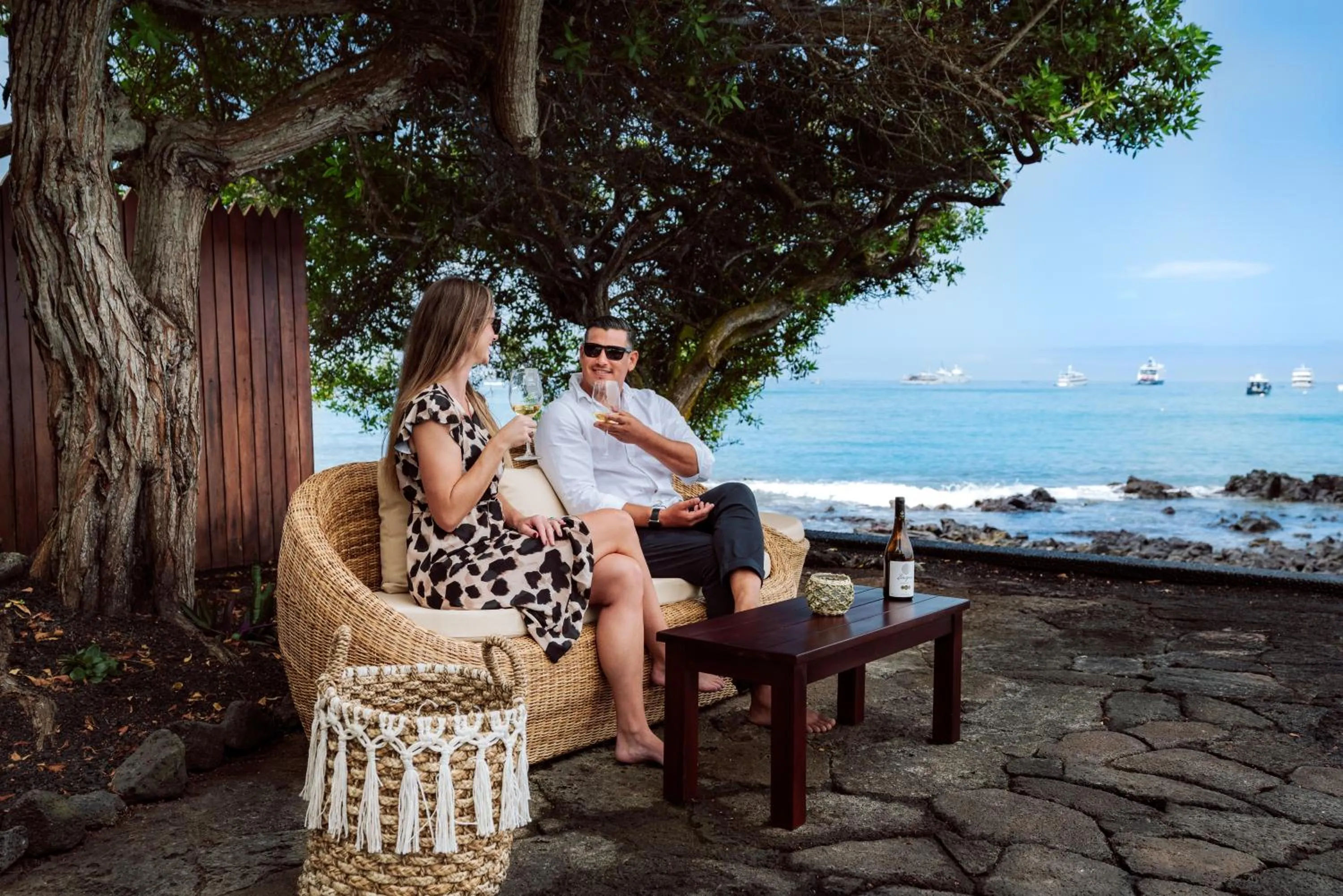 Sea view in Hotel Villa Escalesia Galapagos