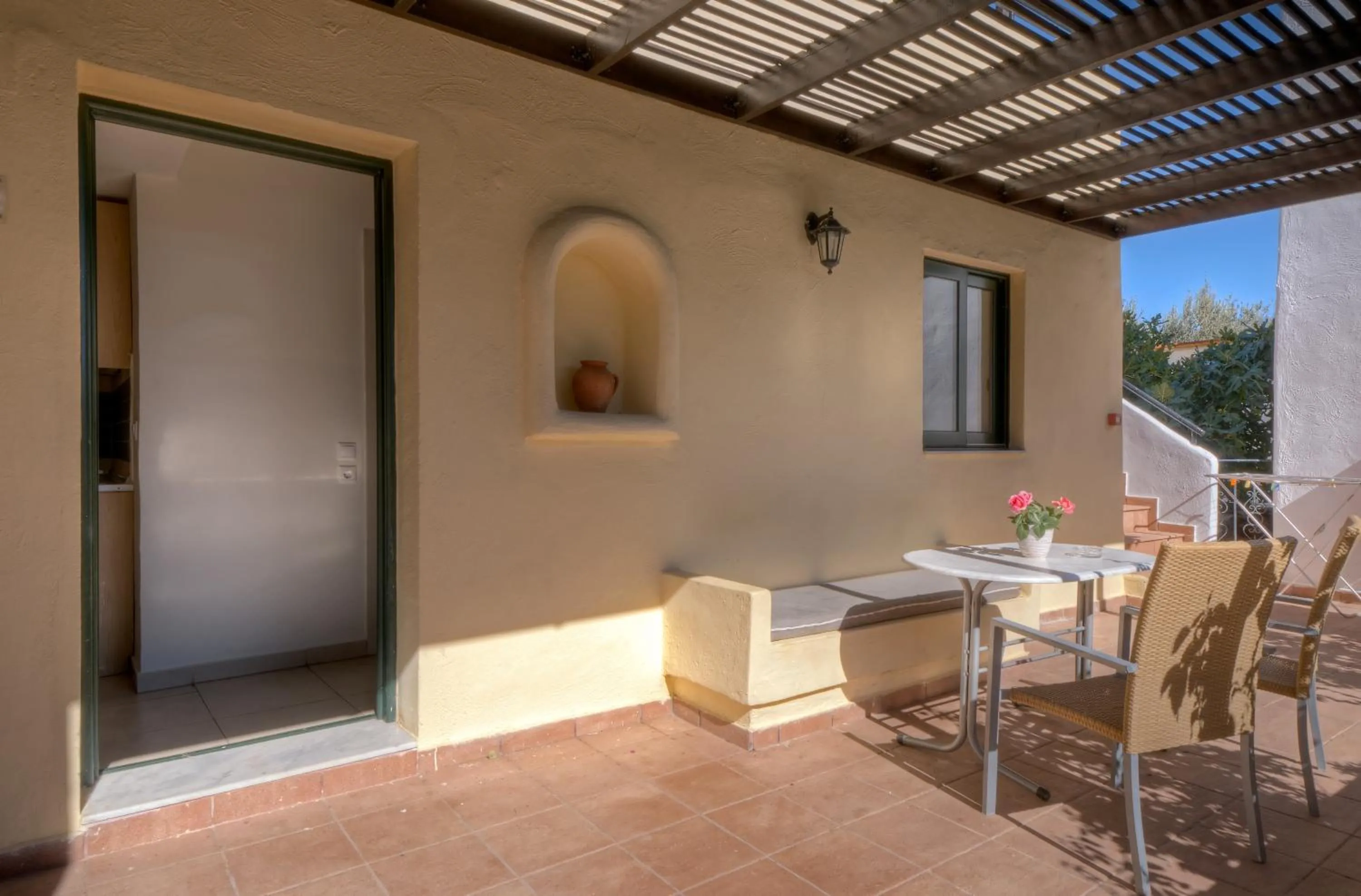 Facade/entrance in Pefkos Village Resort