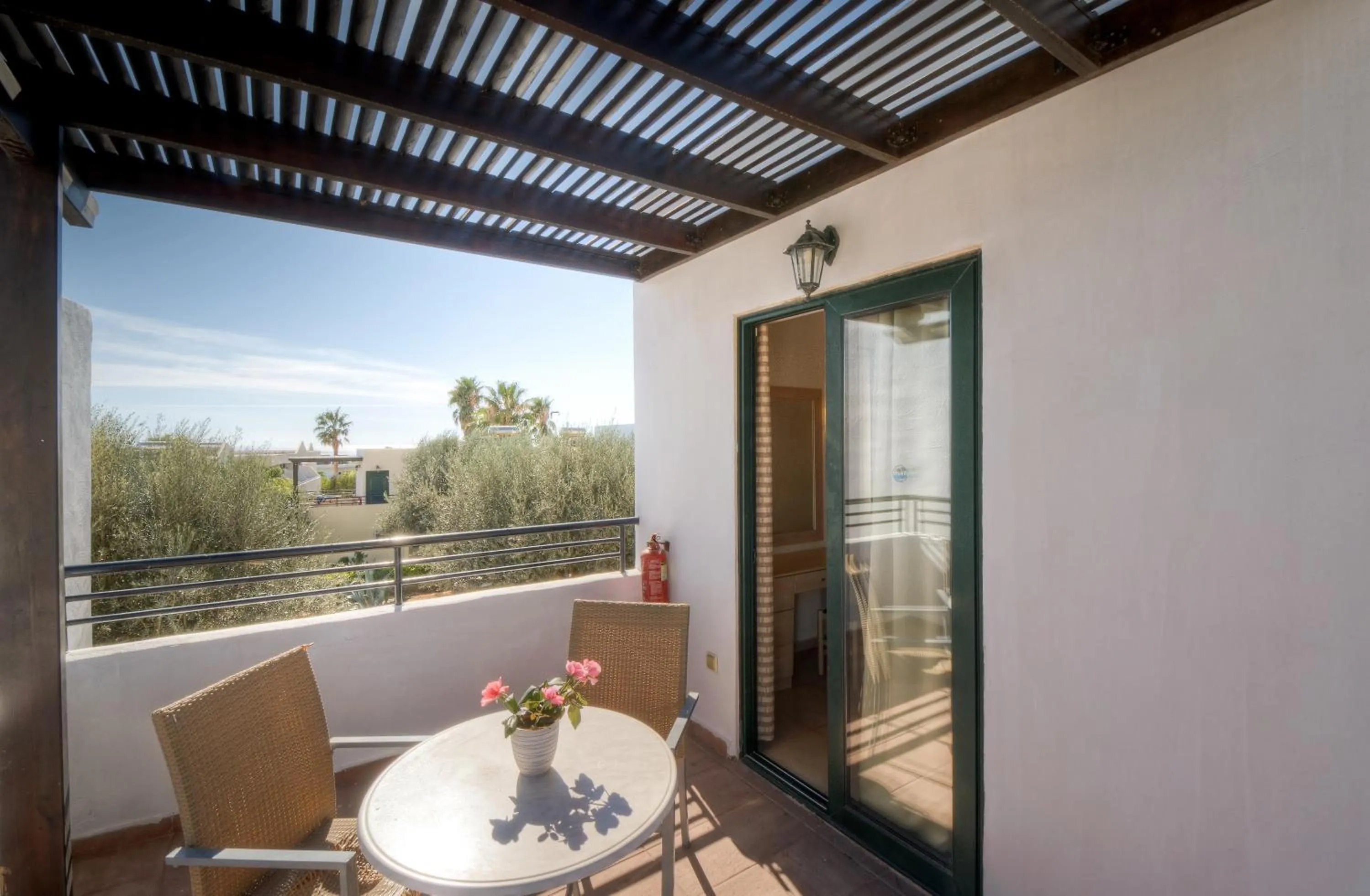 Patio in Pefkos Village Resort