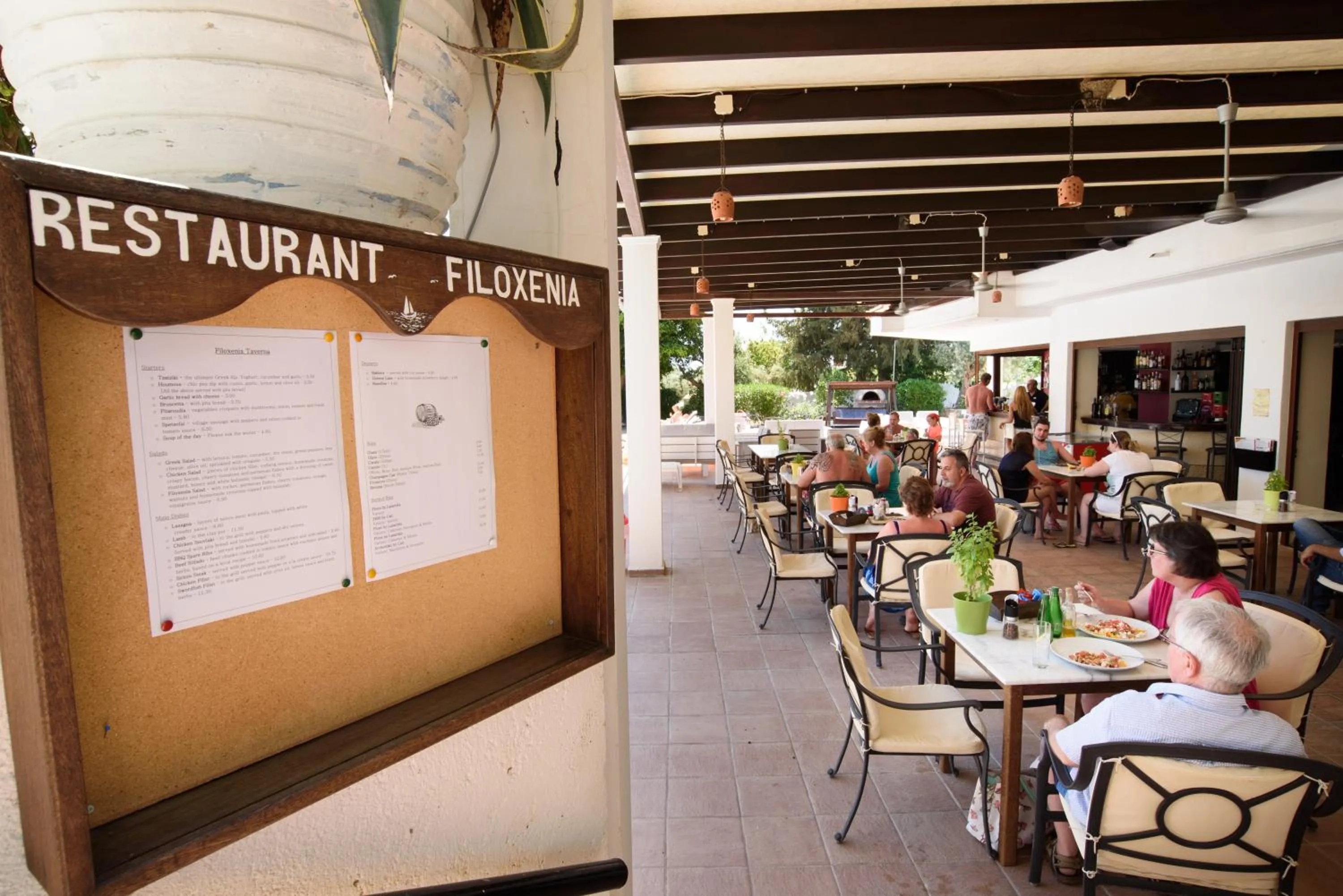 Restaurant/places to eat in Pefkos Village Resort