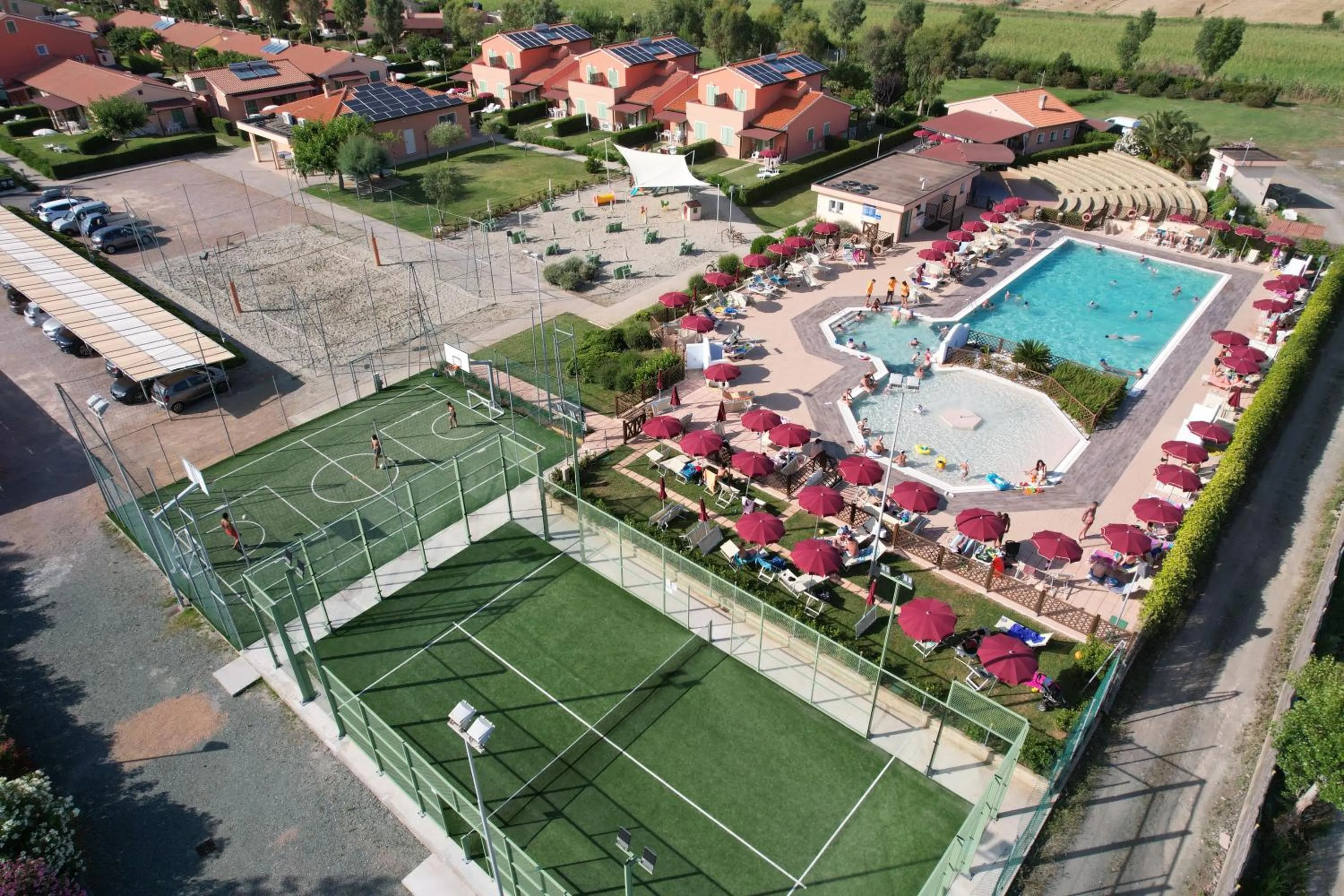 Bird's eye view in Rosa Dei Venti