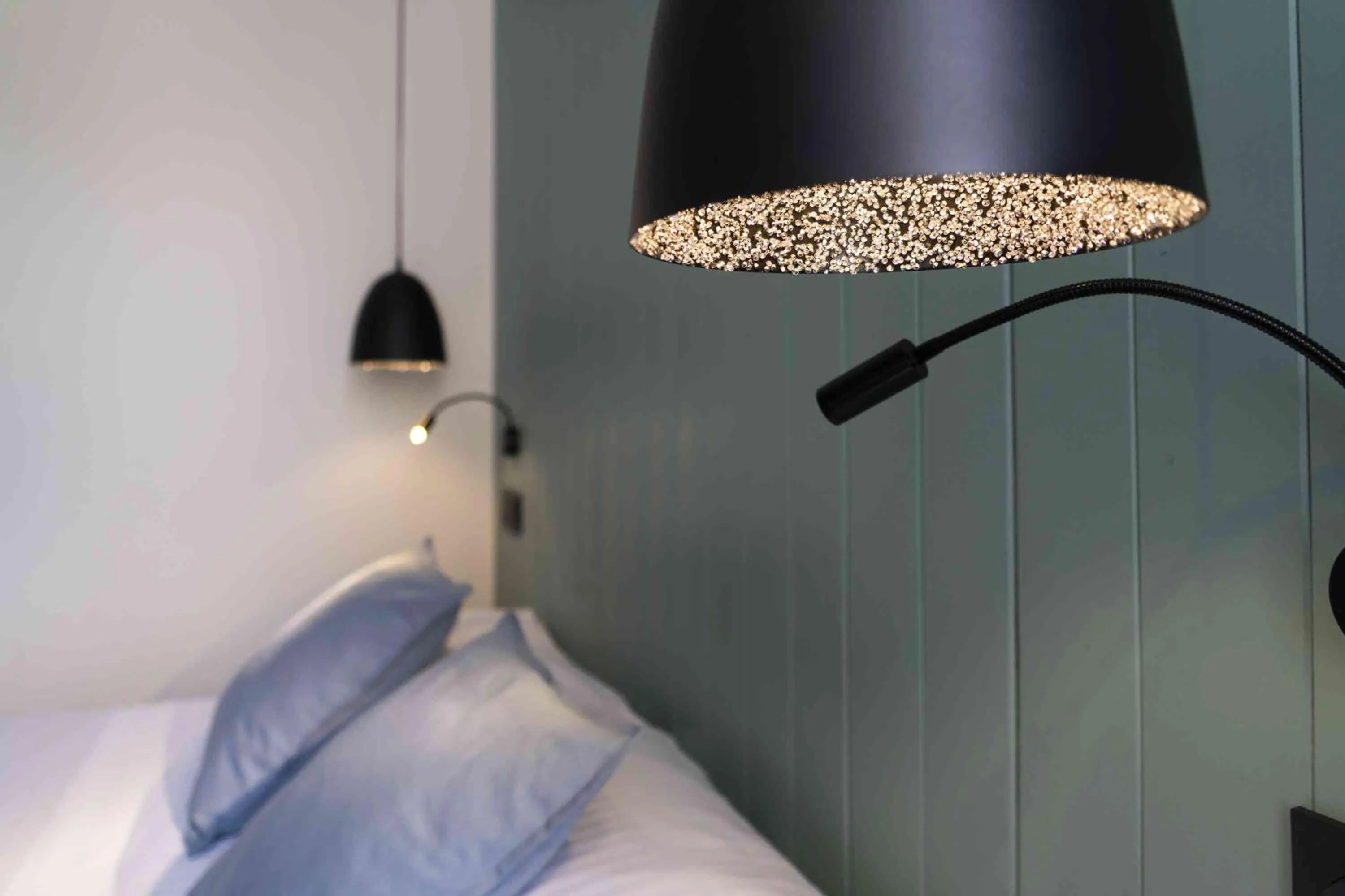 Decorative detail, Bed in Hotel SUB