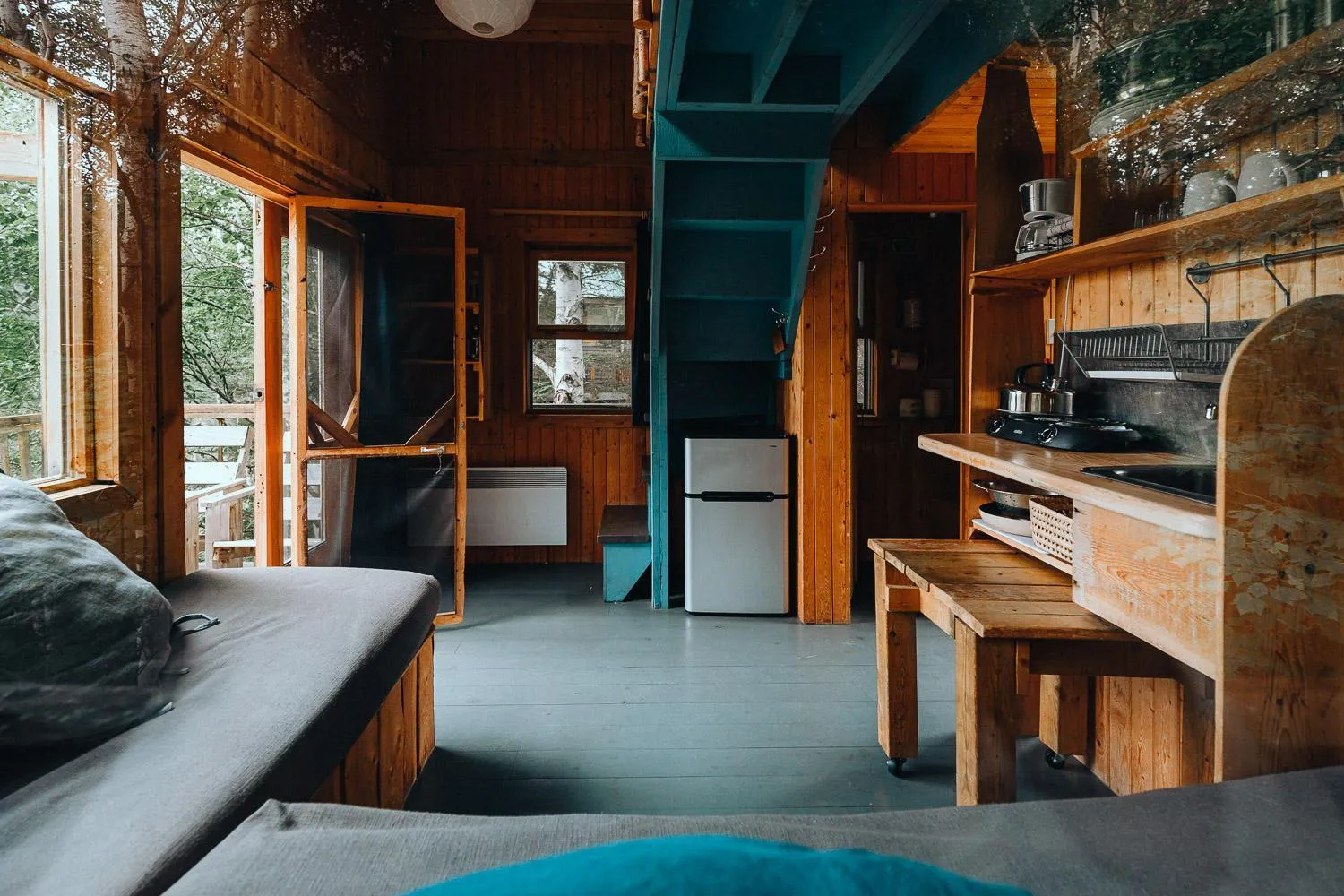 Kitchen or kitchenette in Canopée Lit