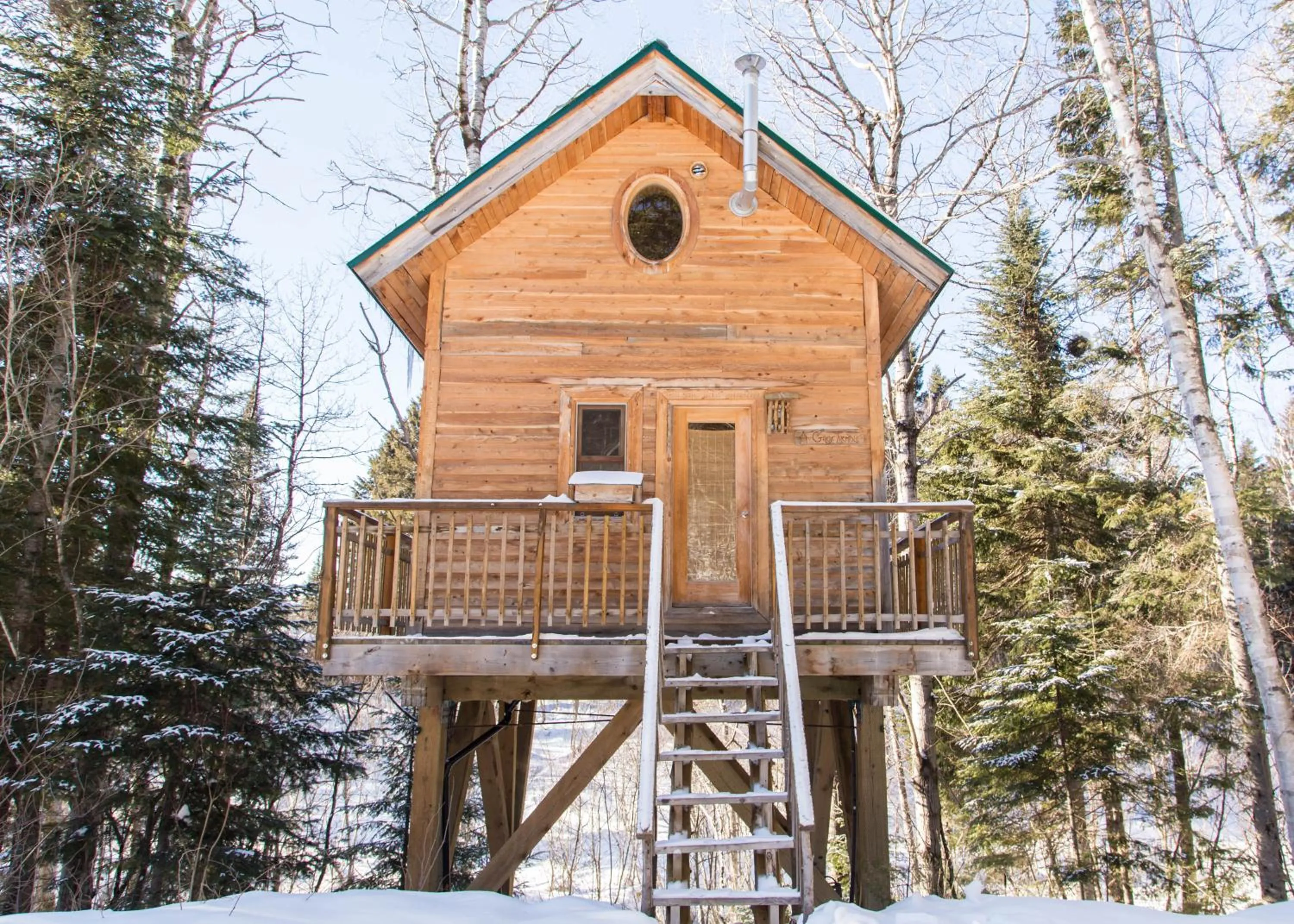 Winter in Canopée Lit