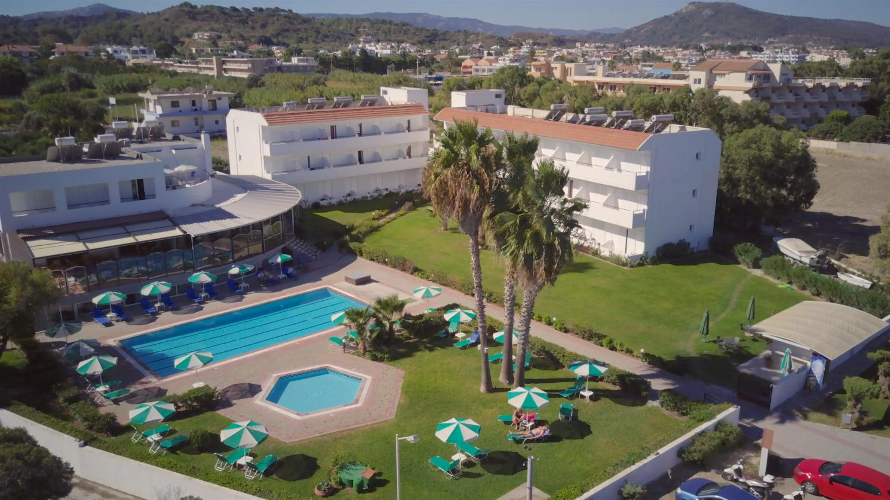 Bird's eye view in Pylea Beach Hotel