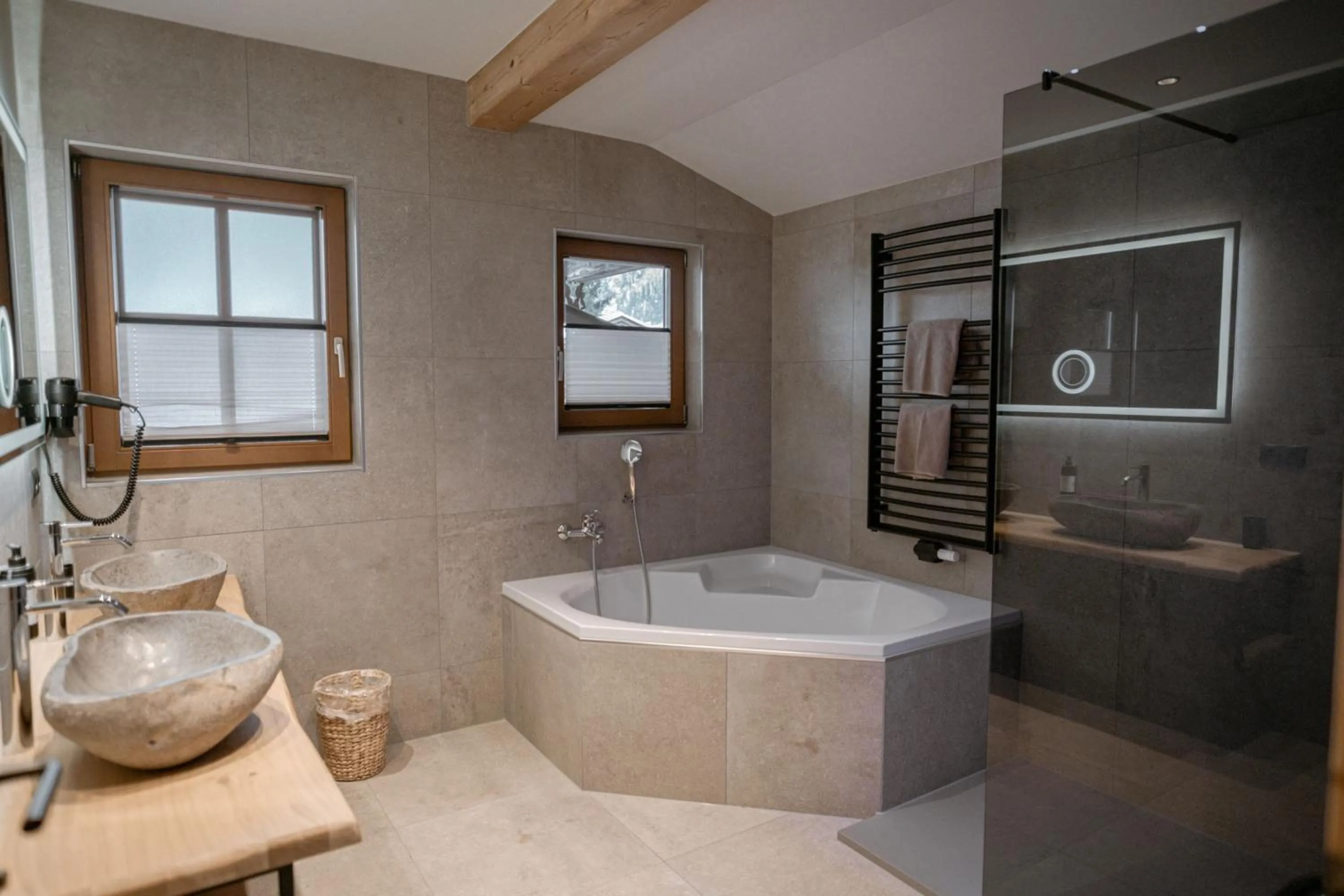 Bathroom in BRUGGER ChaletDorf