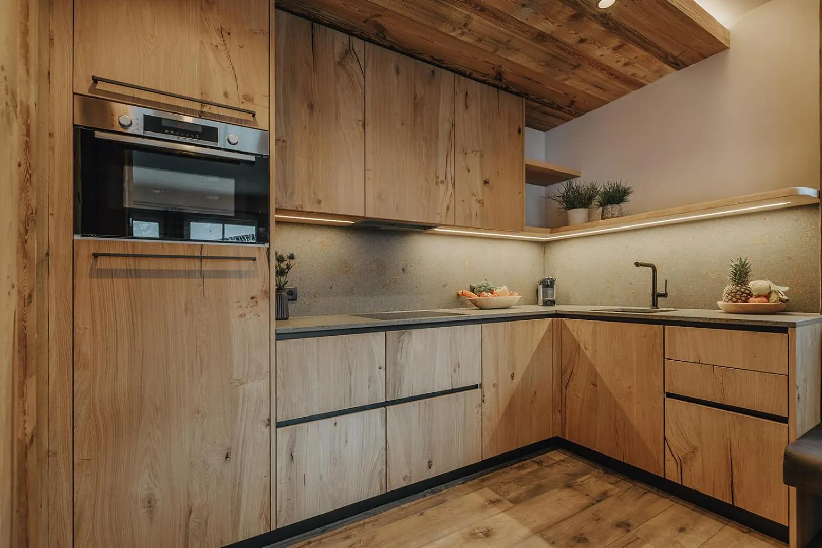Kitchen or kitchenette in BRUGGER ChaletDorf