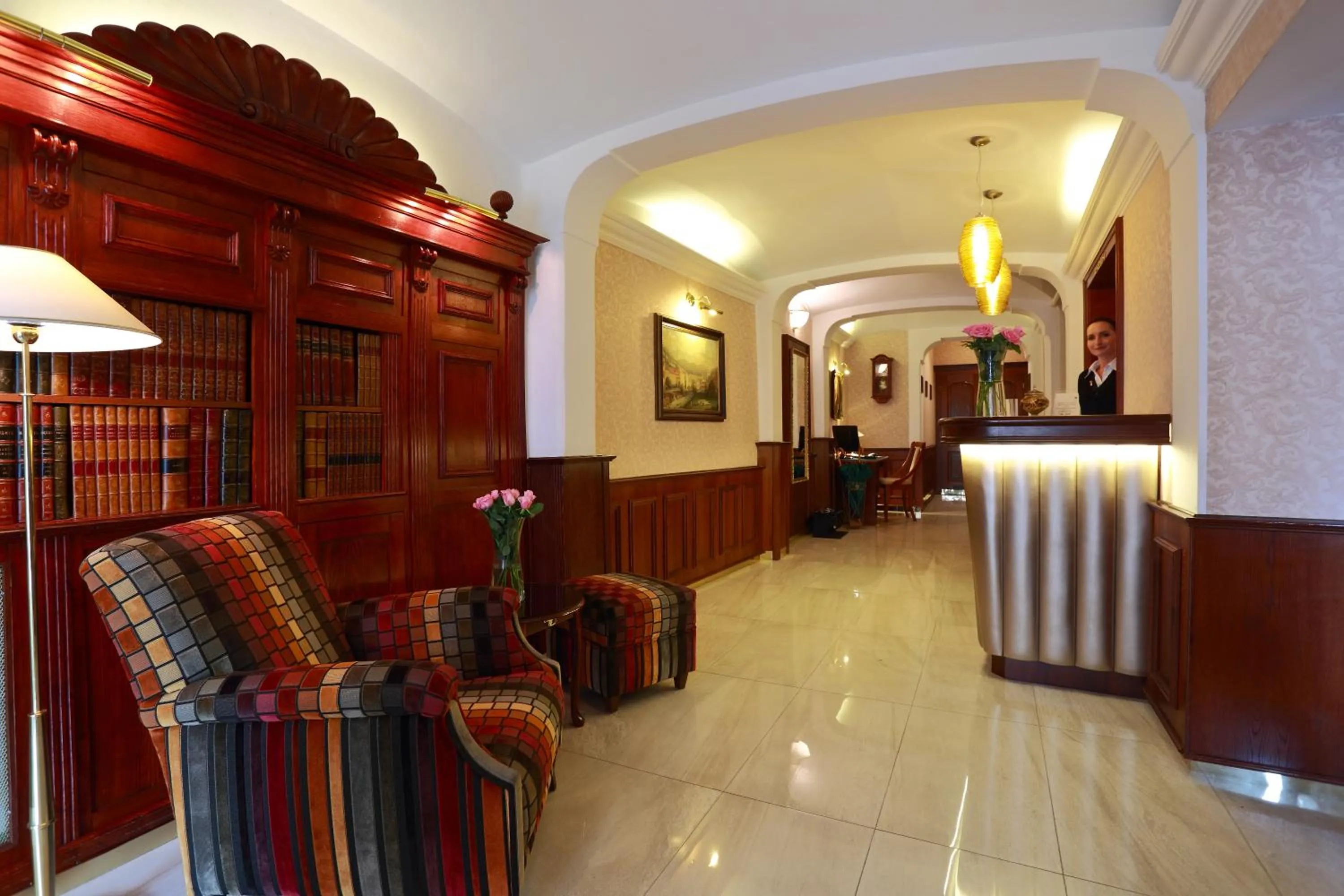 Lobby or reception in Promenáda Romantic Hotel
