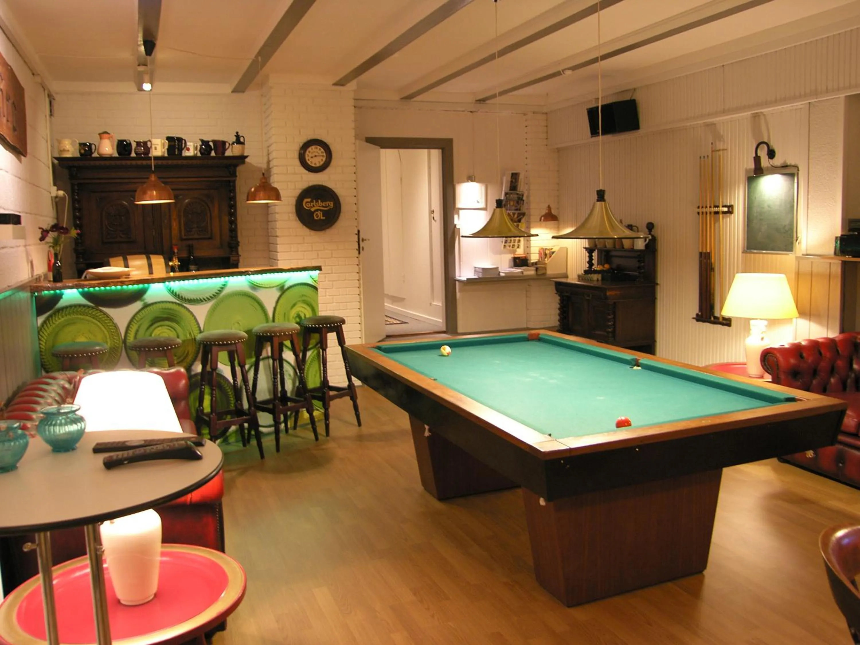 Billiard in Møn Klintholm Vintage B&B